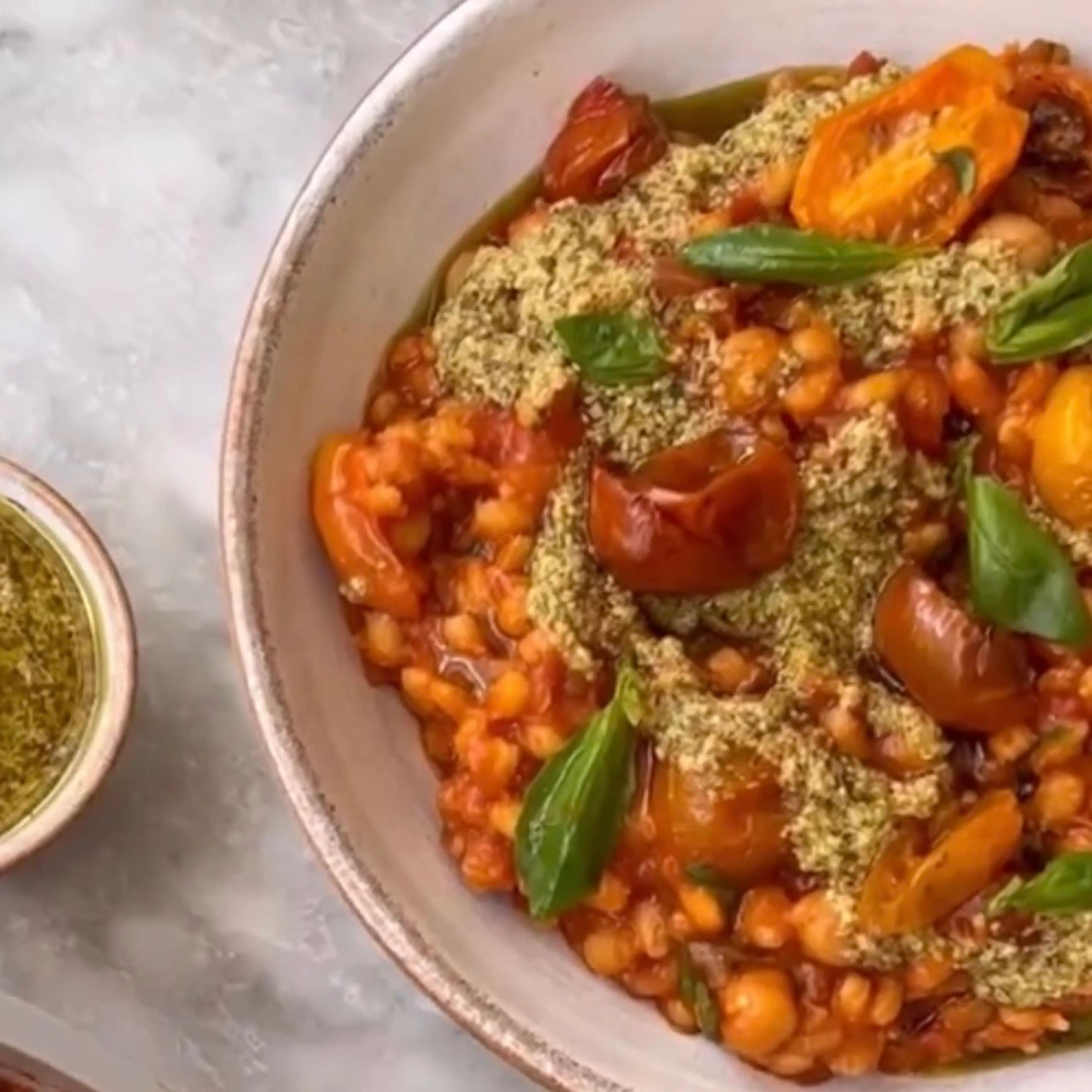 Tomato Barley "risotto"