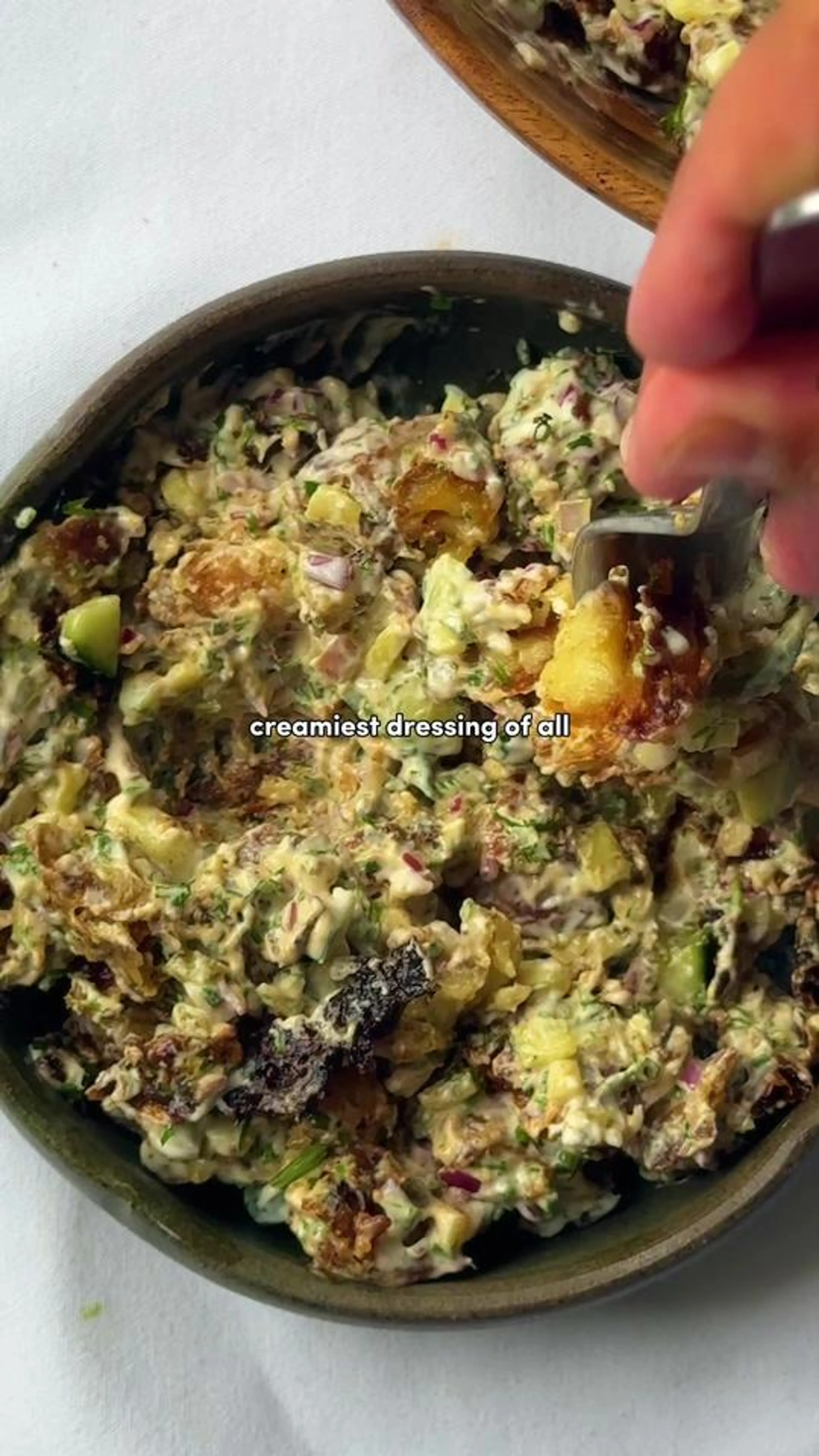 Smashed Potato Salad