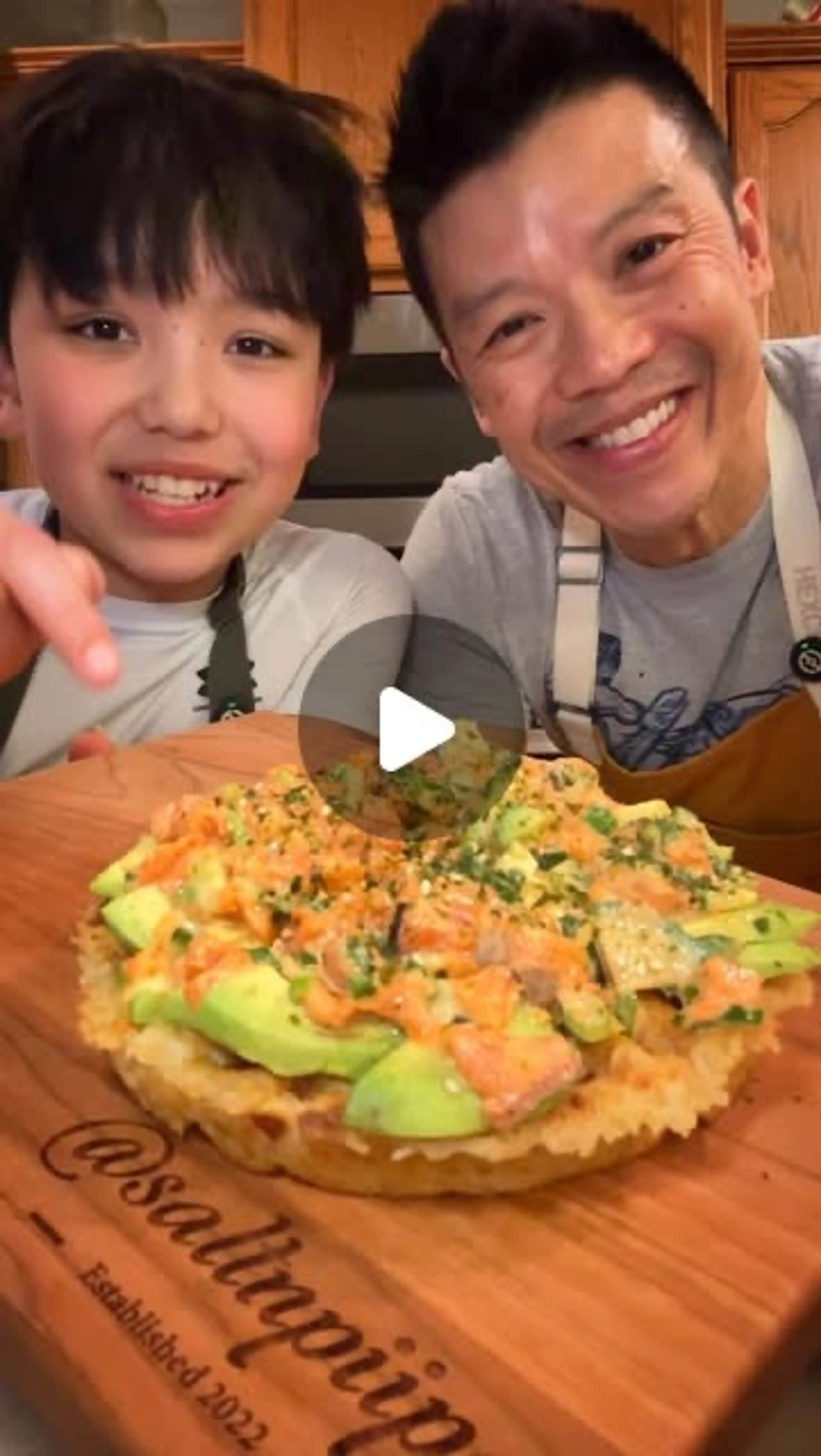 Sushi Rice Waffle #waffle #sushi #easyrecipe #dinnerideas #h