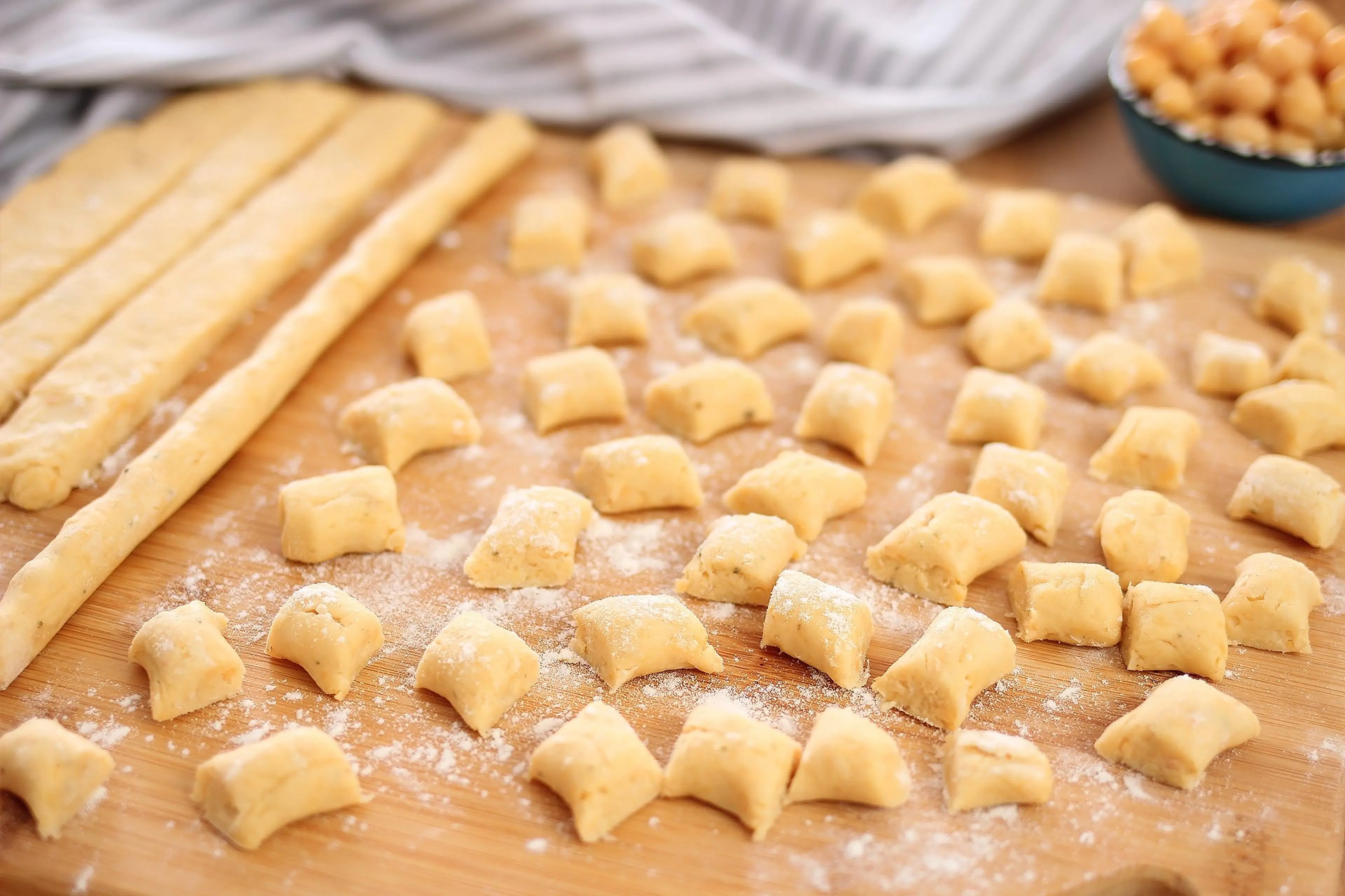 Gnocchi di ceci fatti in casa