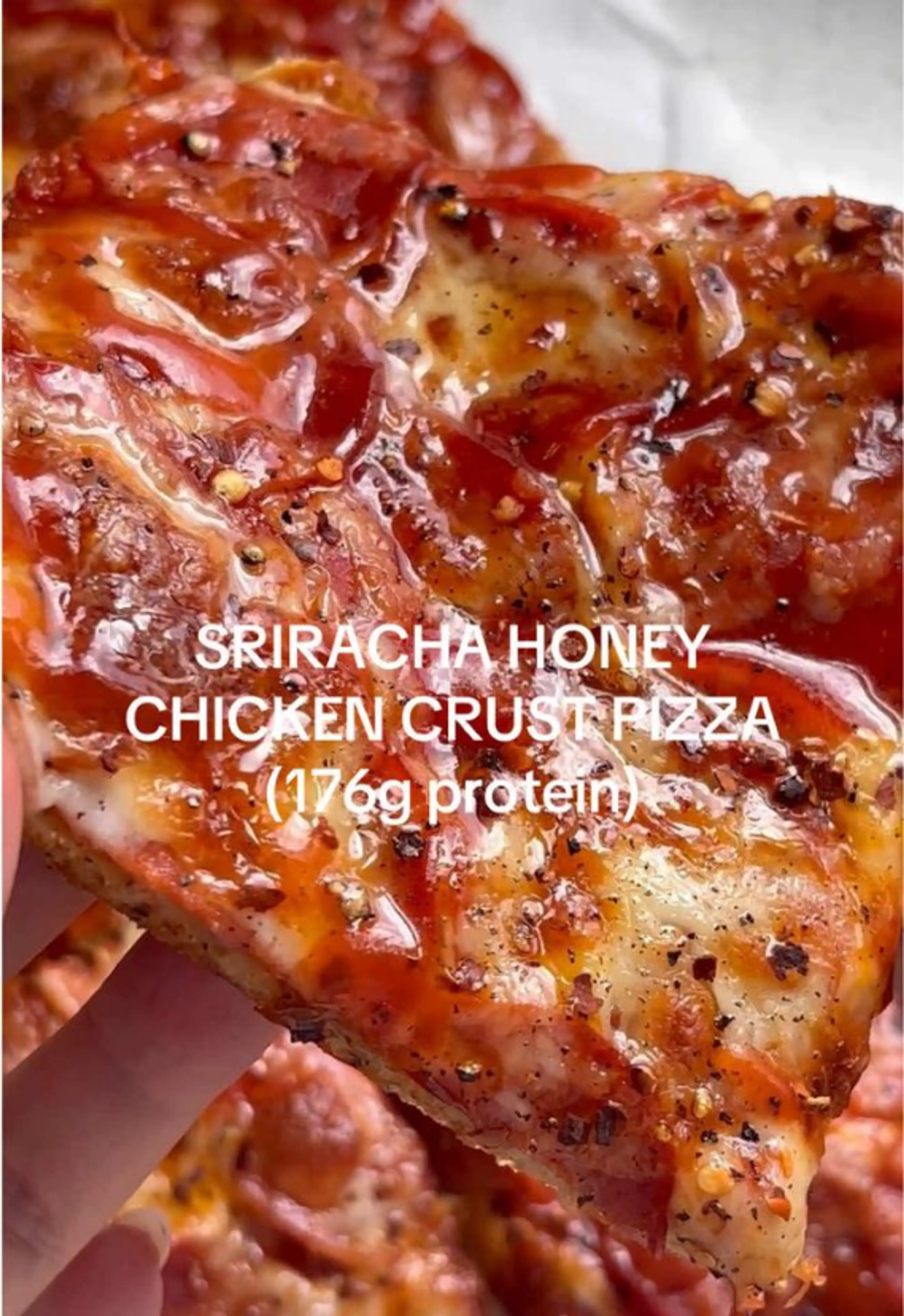 Sriracha Honey Chicken Crust Pizza