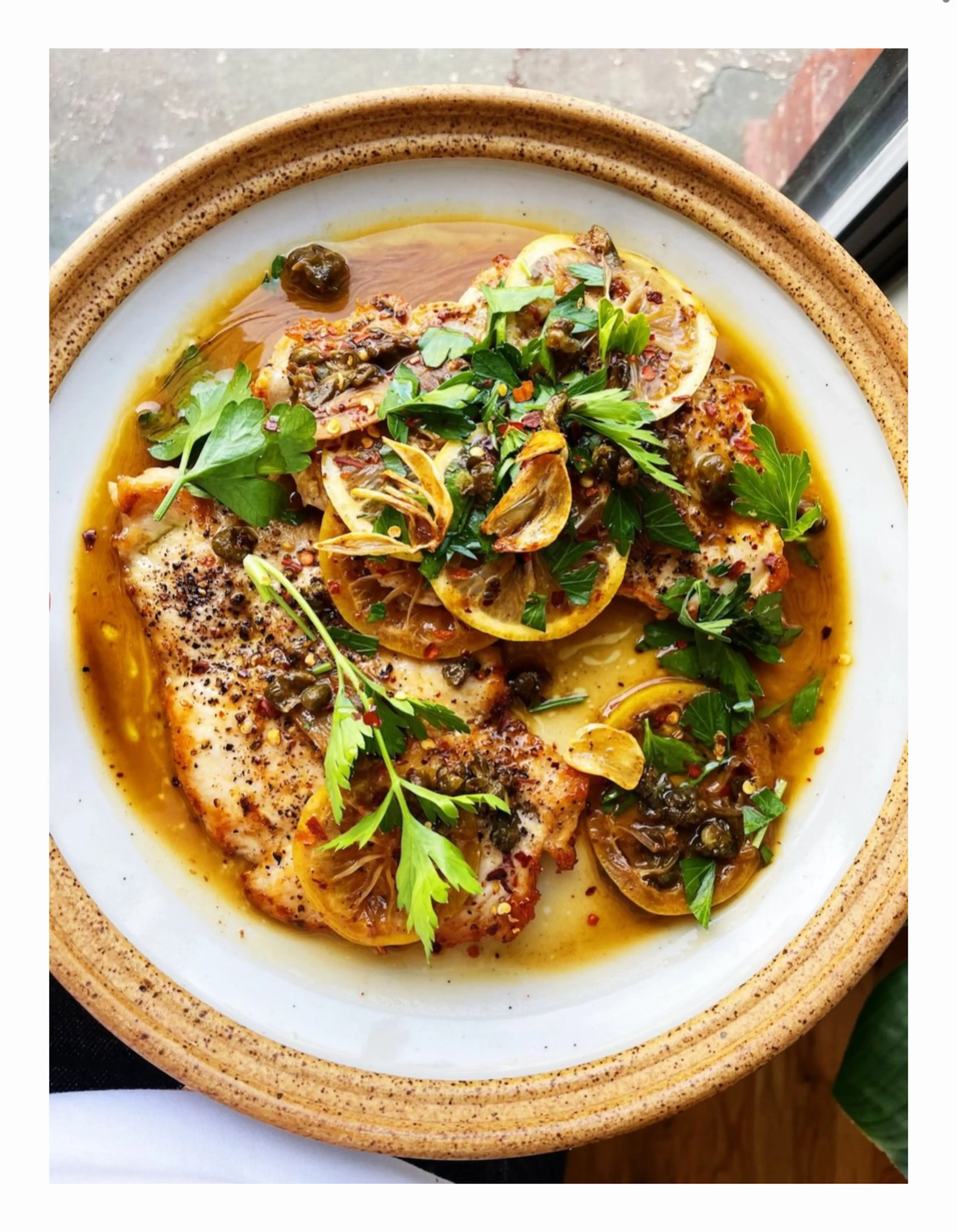 SPICY CHICKEN PICCATA