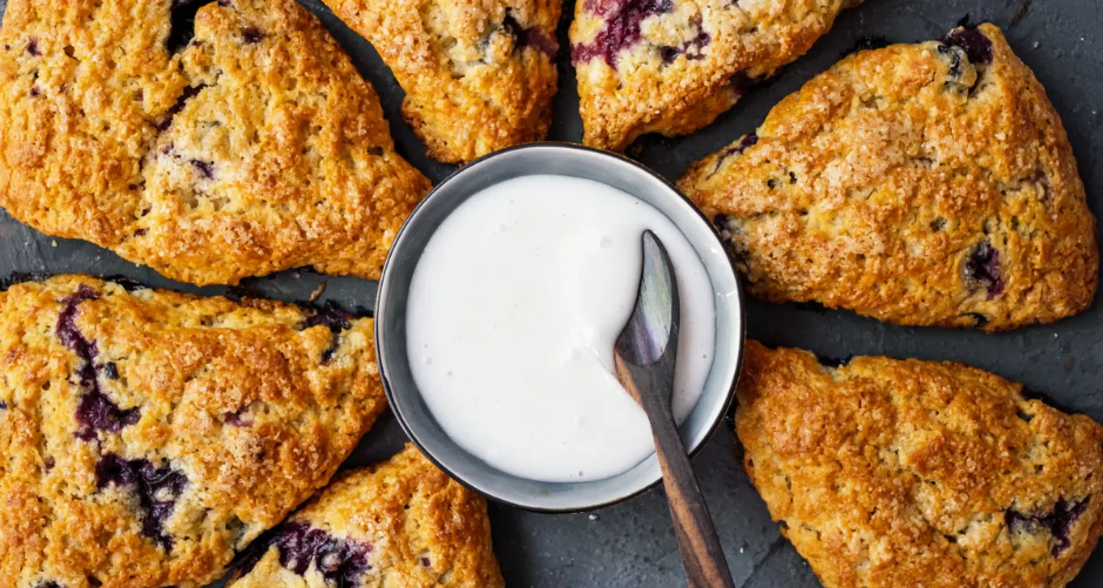 Vegane Blaubeer-Scones