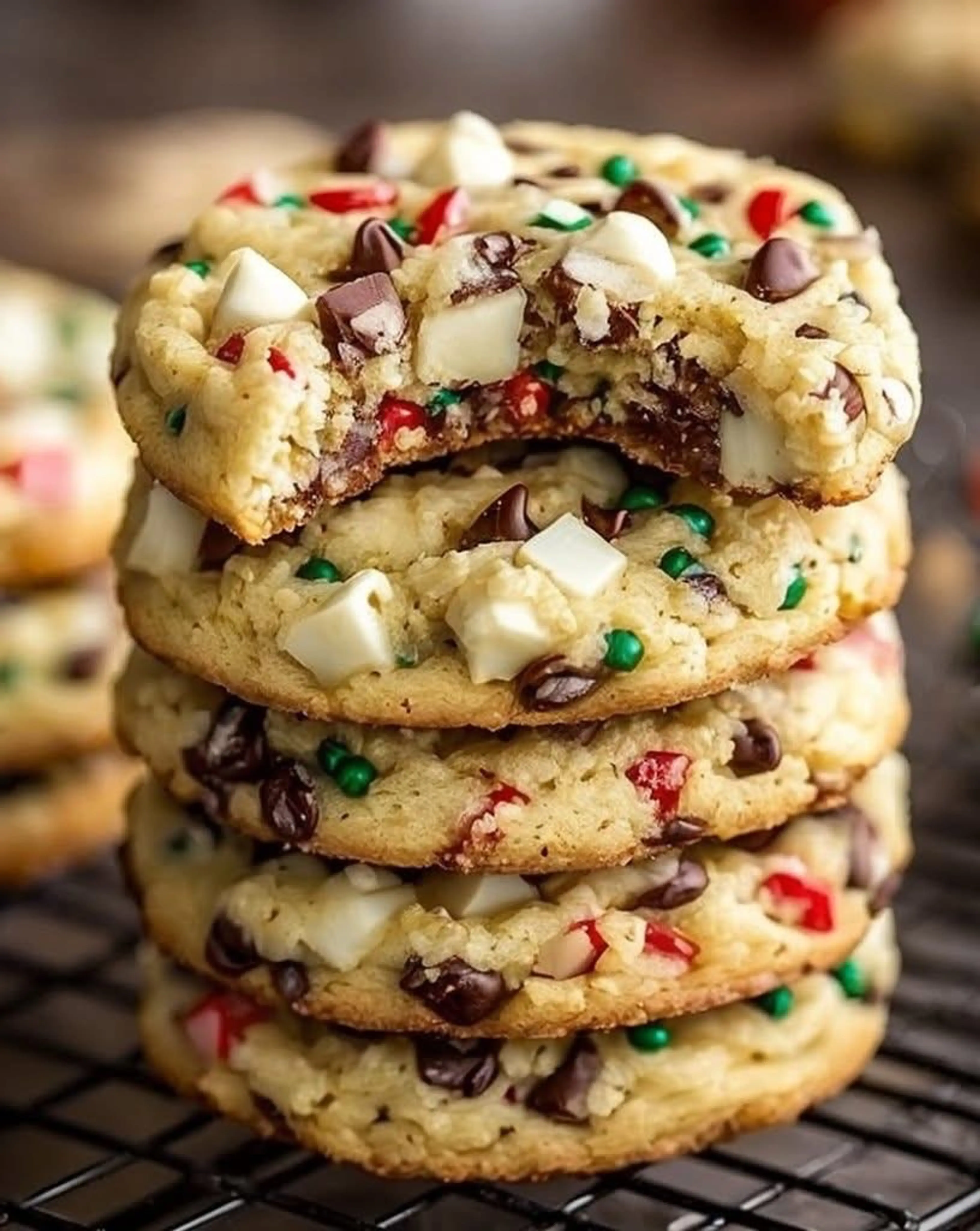 Winter wonderland chocolate chip cookies