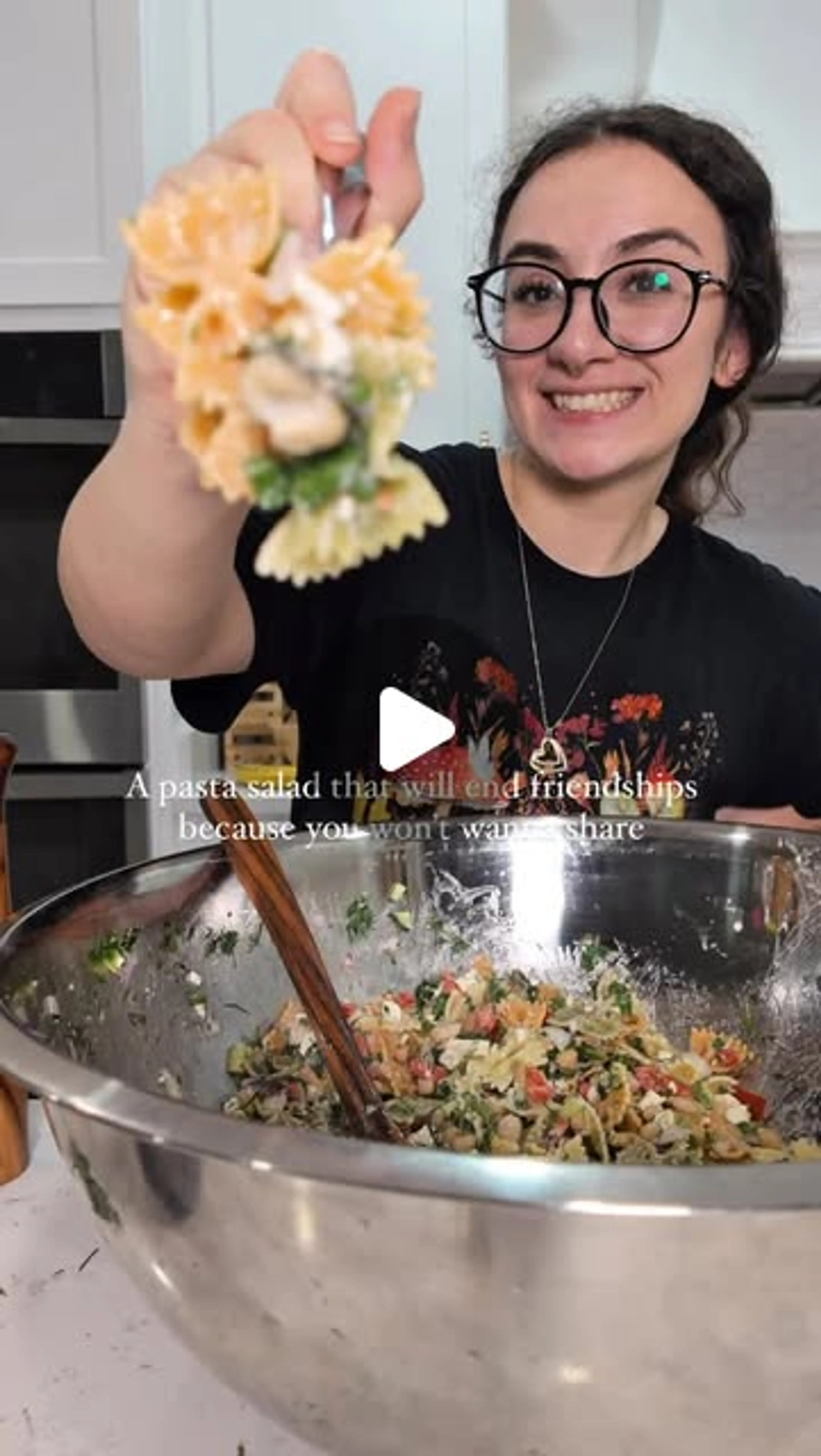 Creamy Mediterranean Pasta Salad