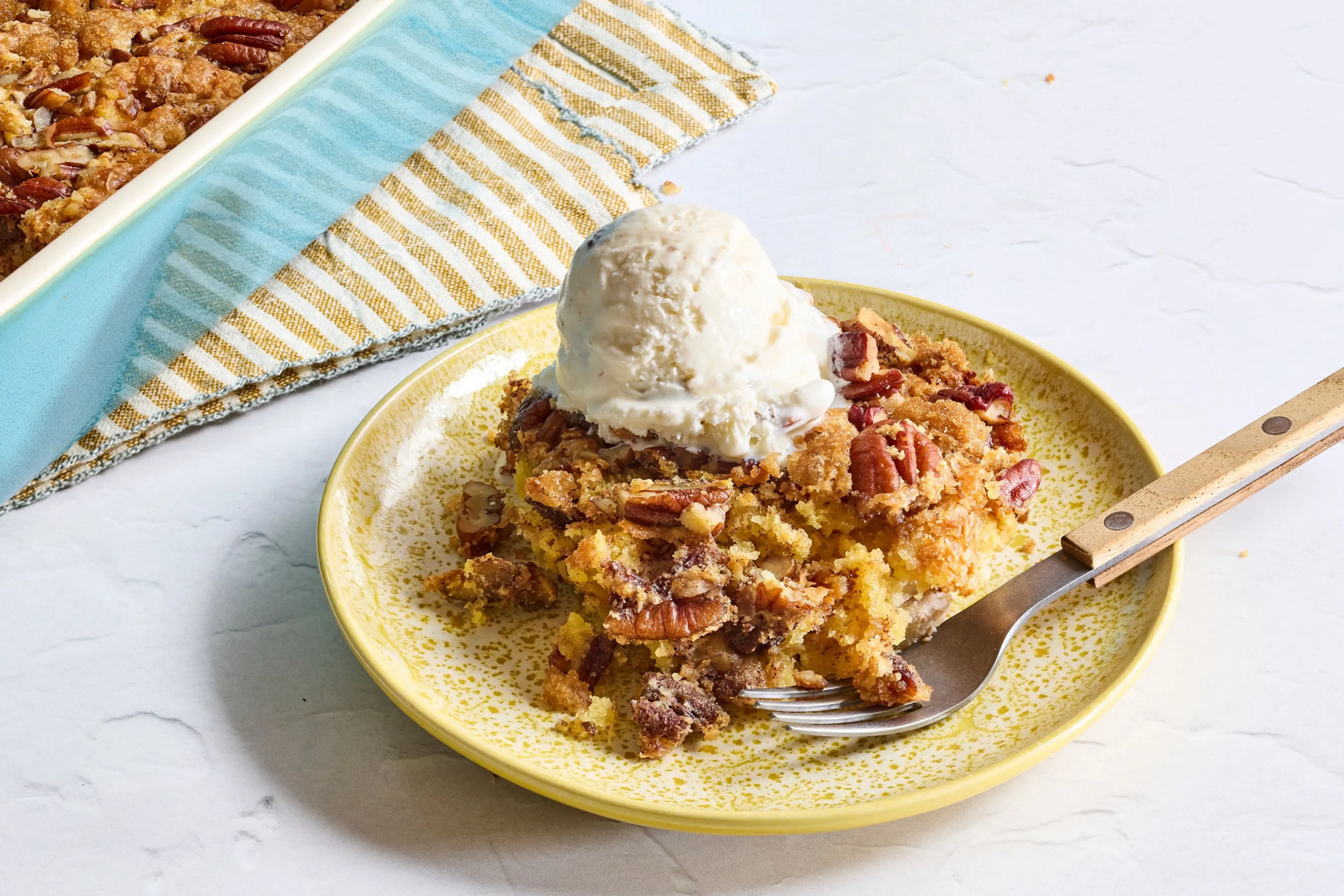 Banana Bread Dump Cake