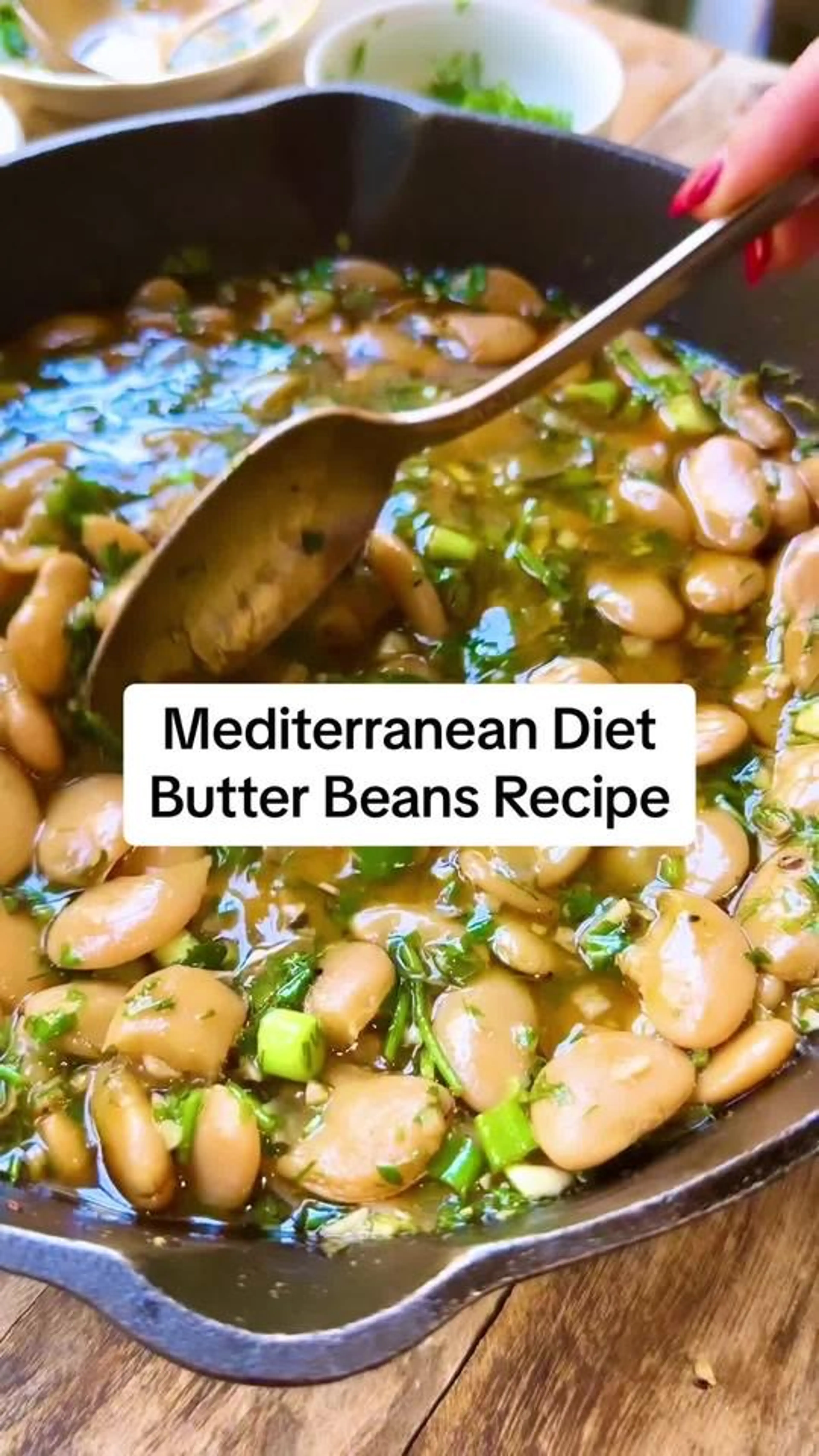 Mediterranean Butter Beans with Garlic, Herbs and Lemon - If