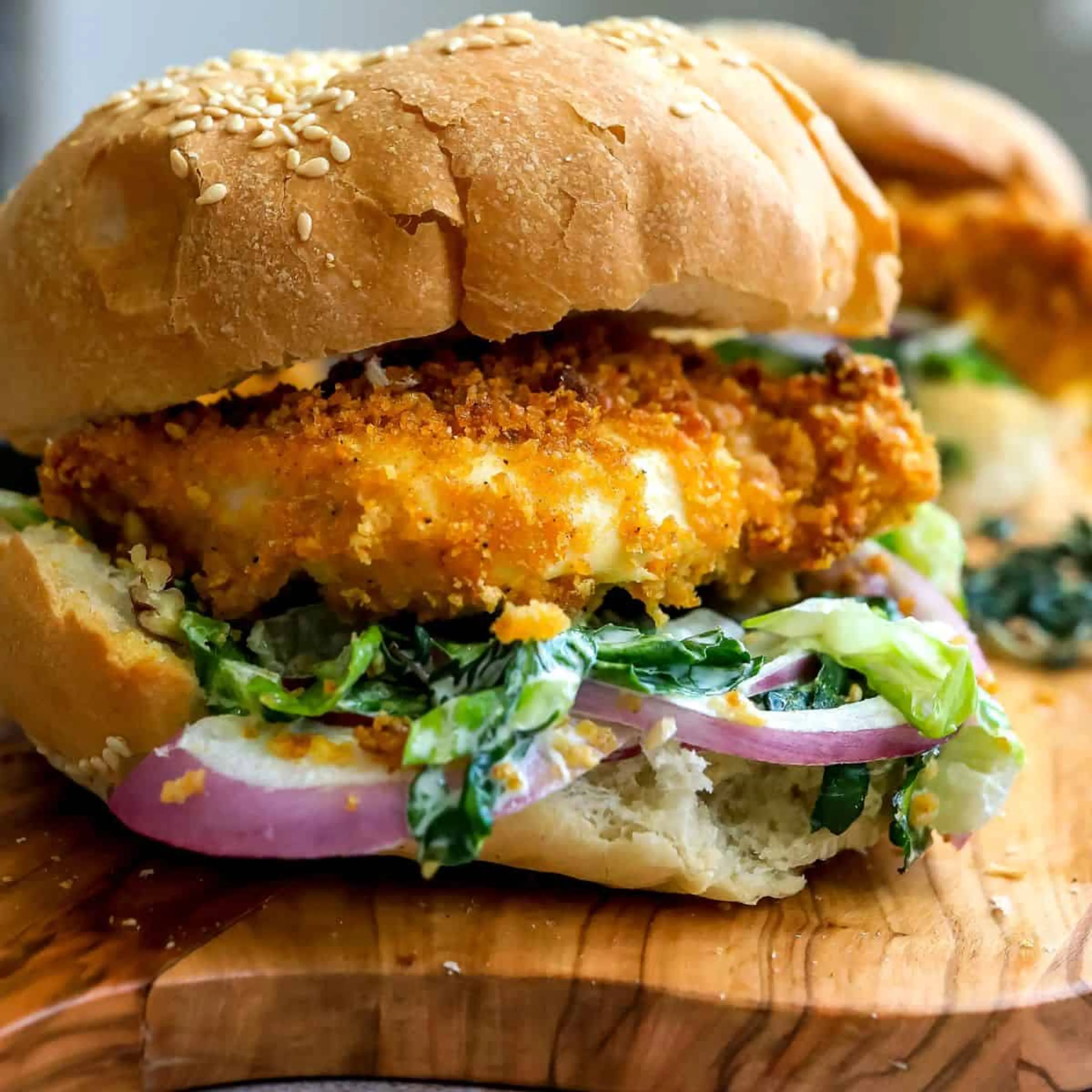 Crispy Chicken Burgers
