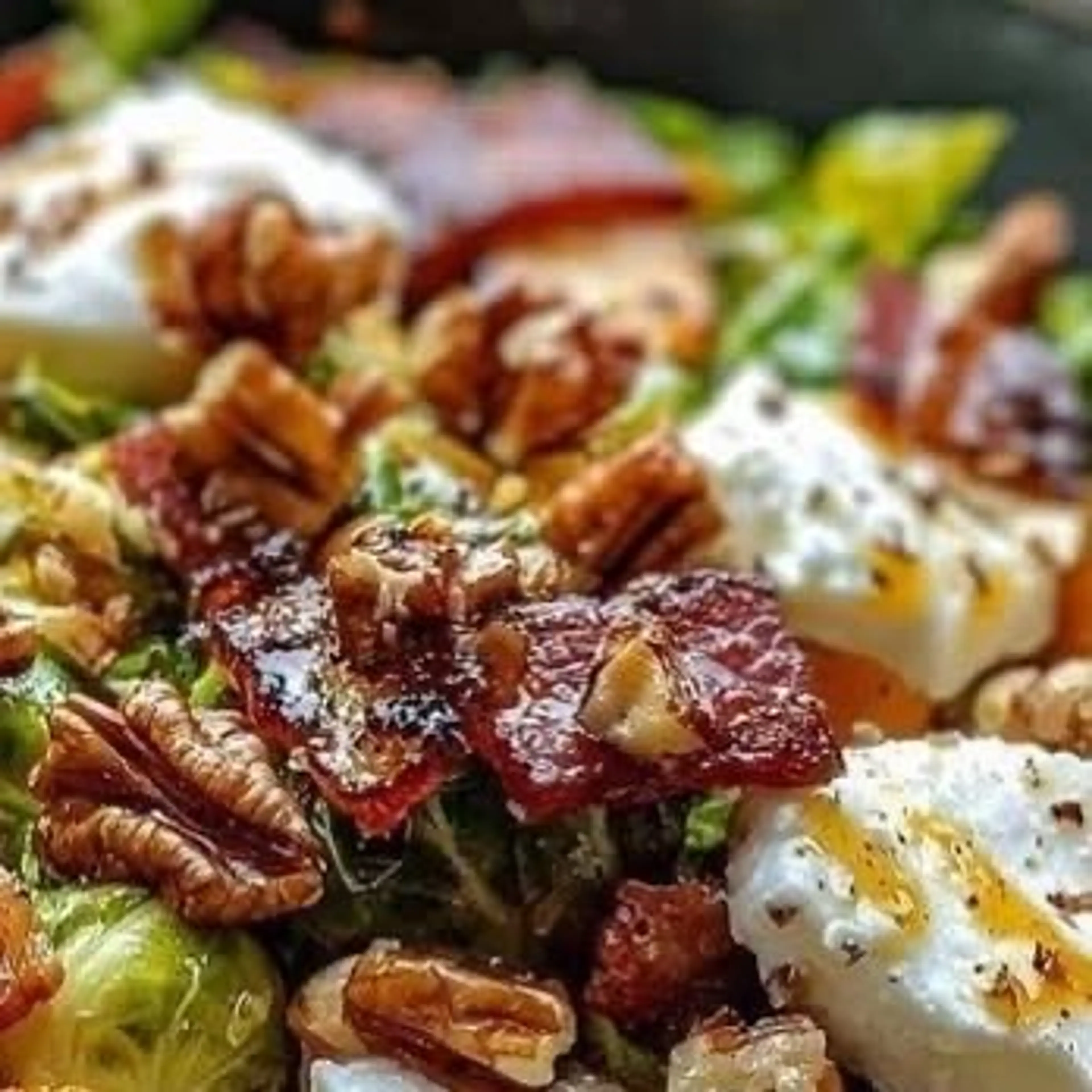 Maple-glazed Brussels Sprouts Andbutternut Squash Salad with