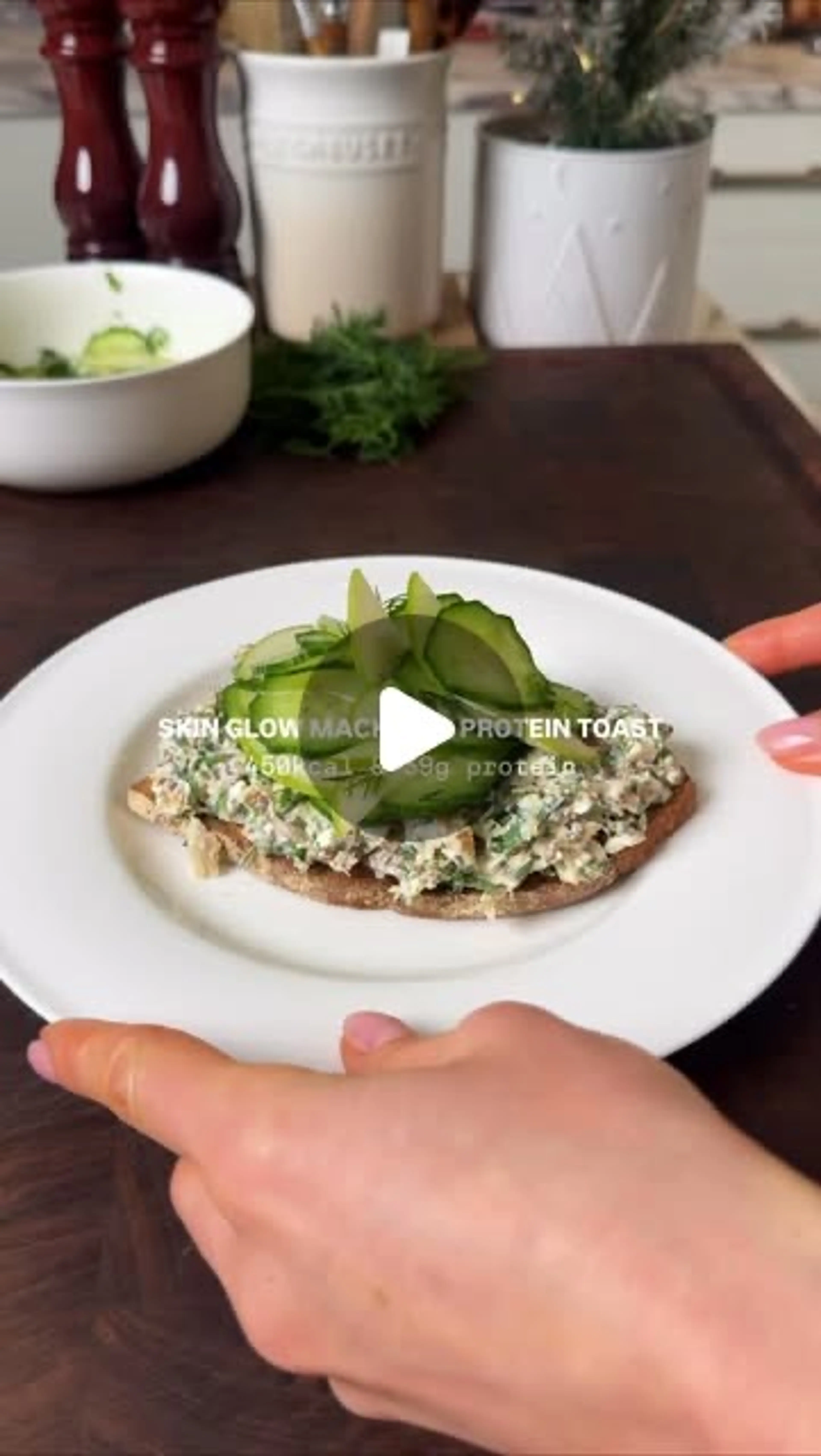 Skin Glow Mackerel Protein Toasts