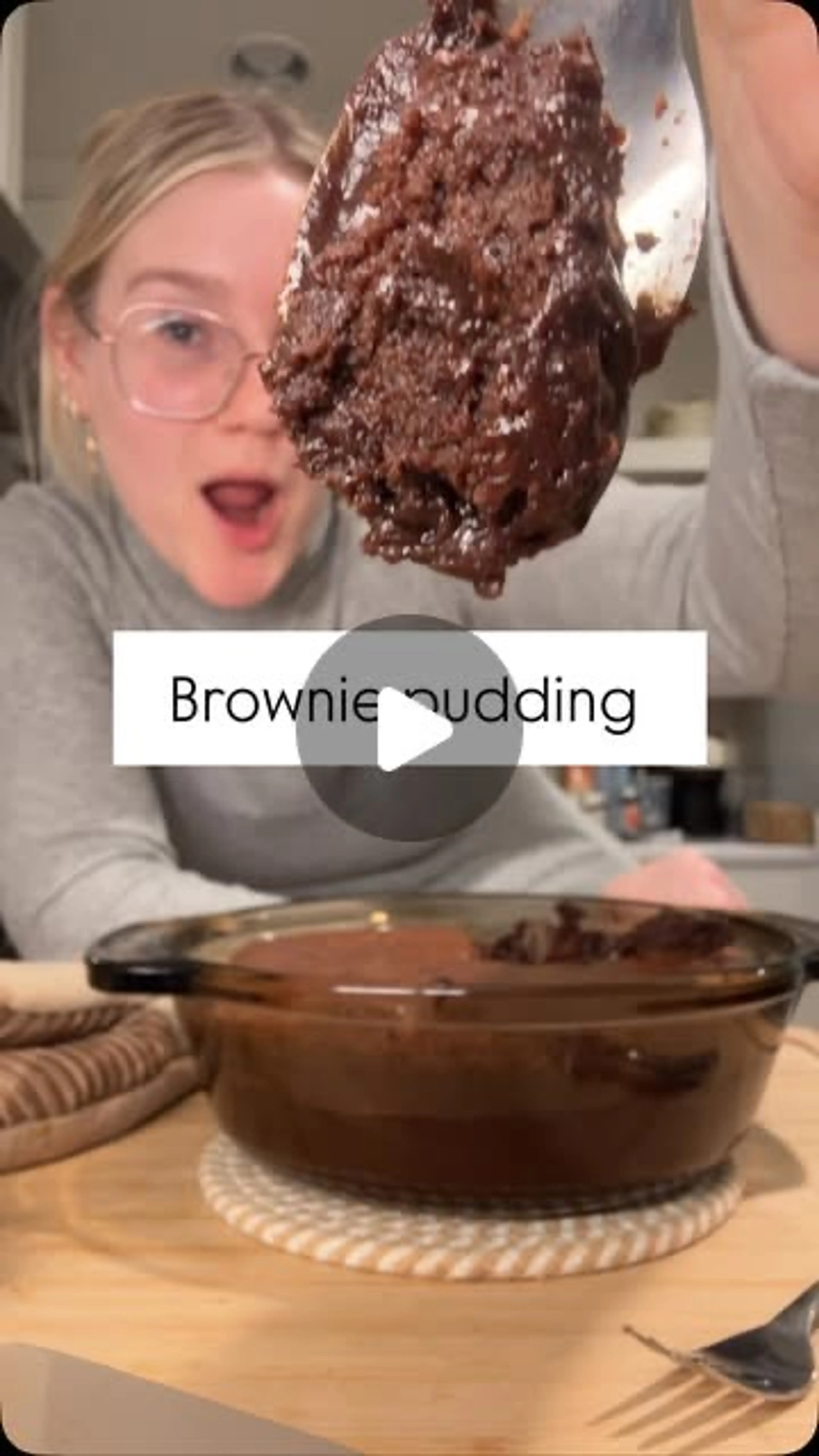 Ina Gartens Brownie Pudding