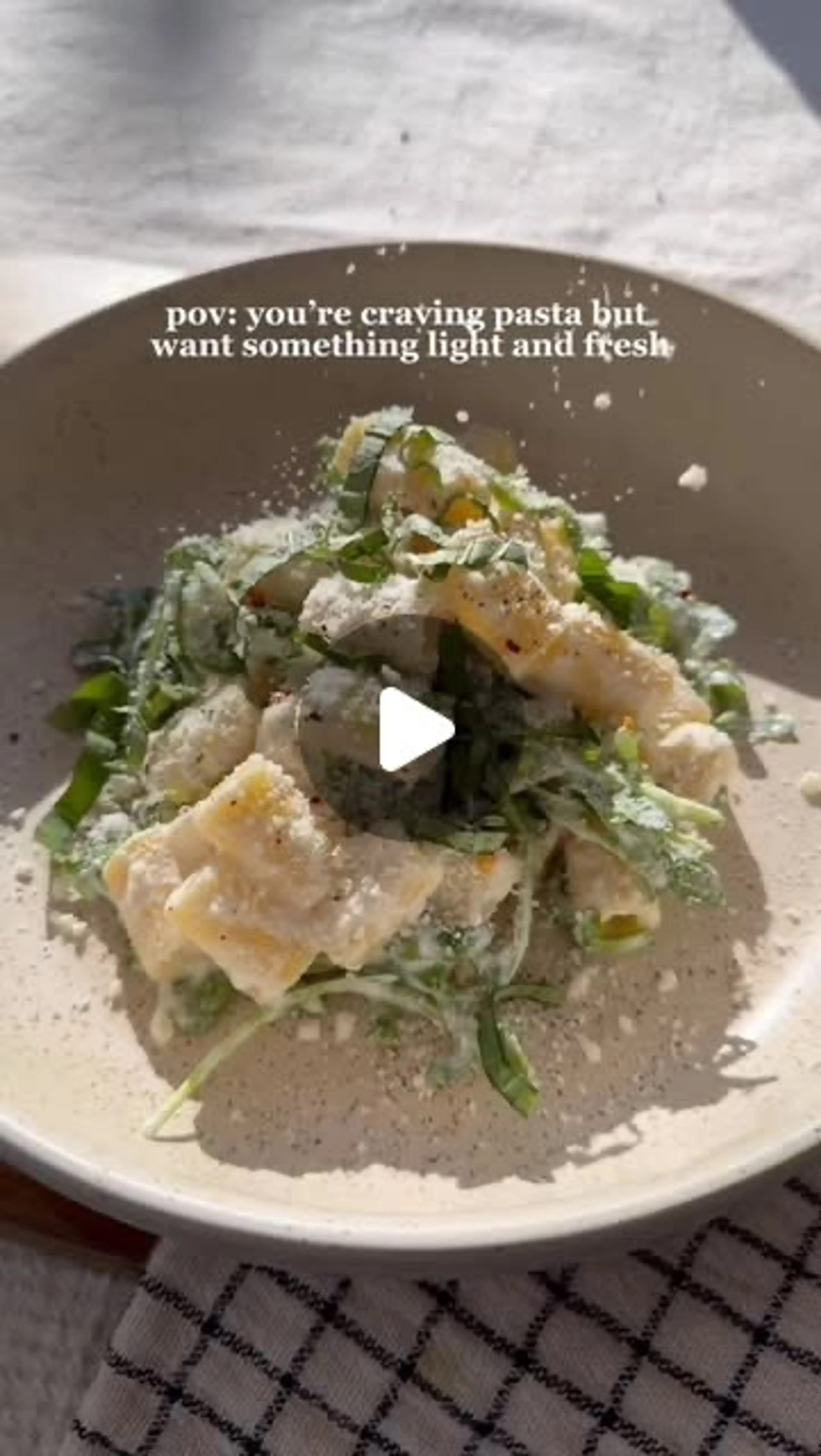 Lemon Ricotta pasta