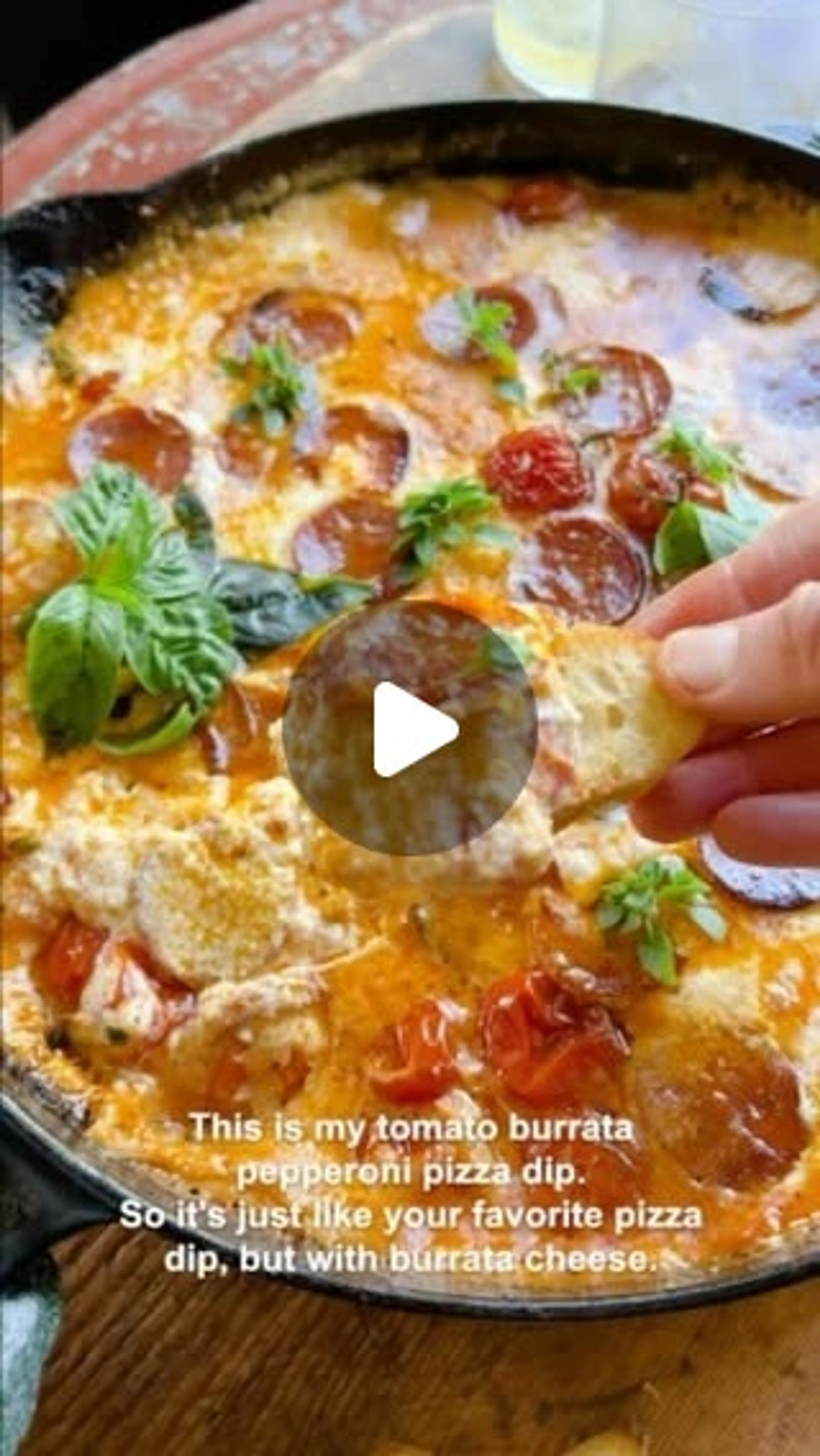 Burrata Pizza Dip.