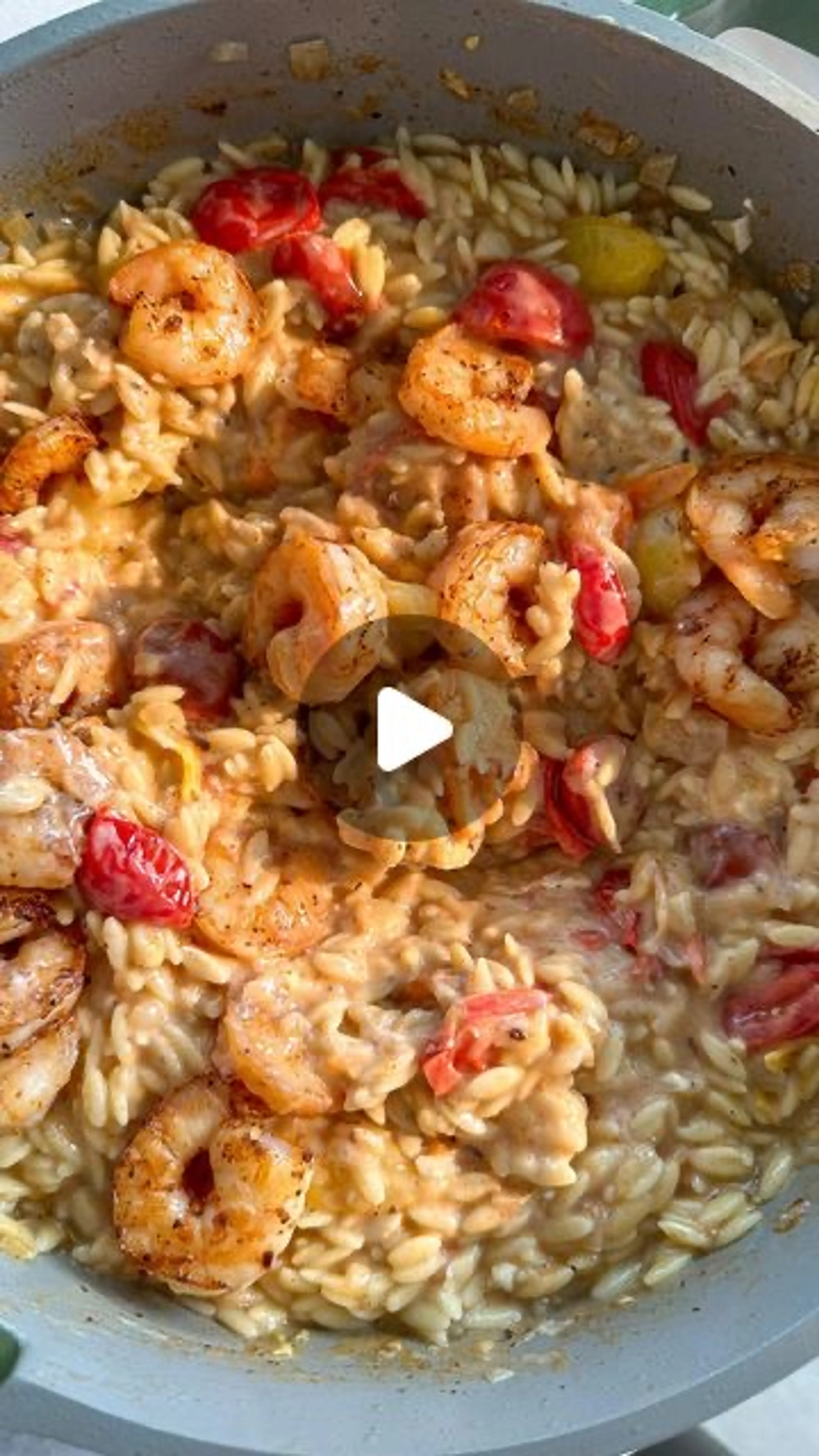 Creamy Shrimp Orzo
