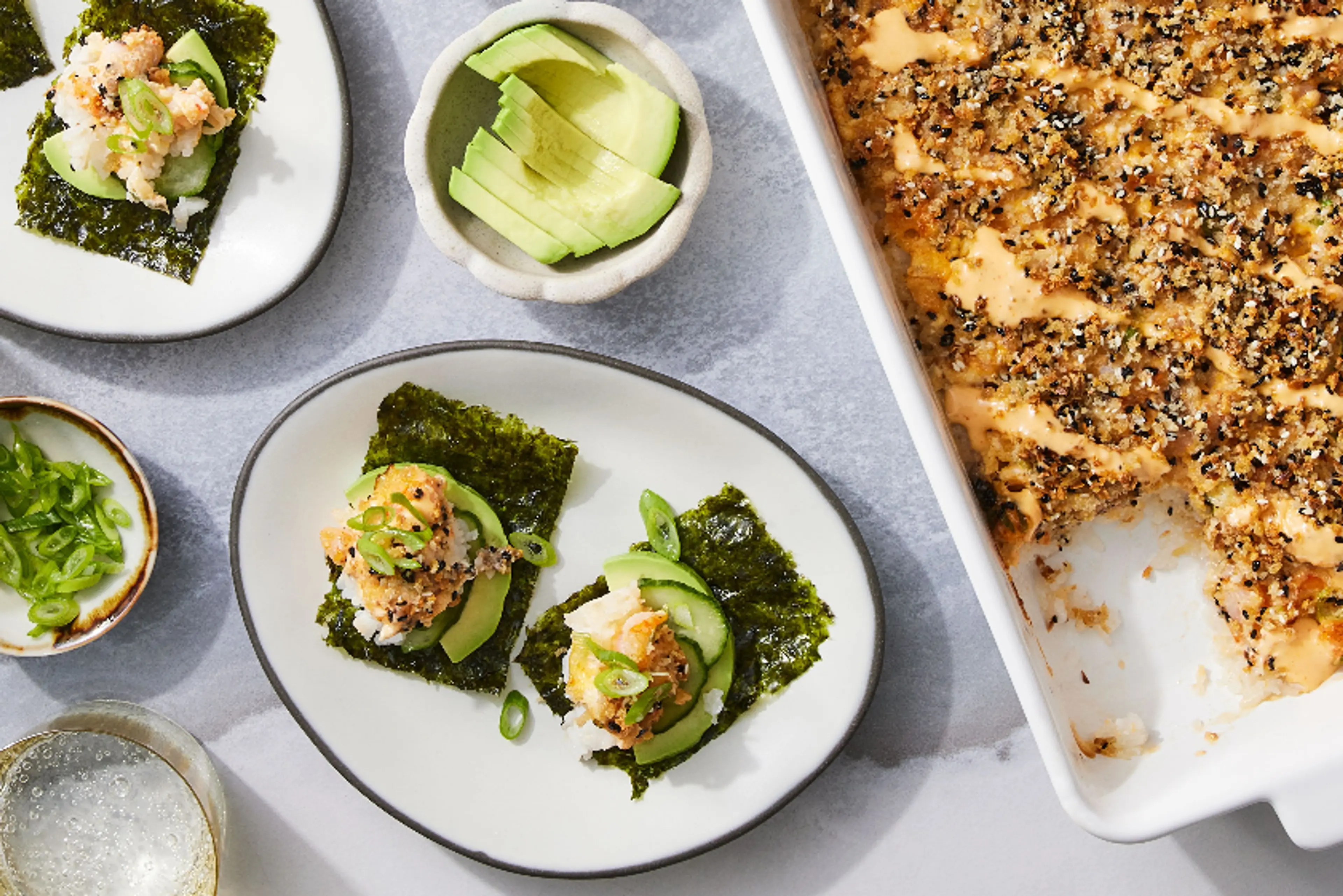 Godzilla Roll Sushi Bake Recipe