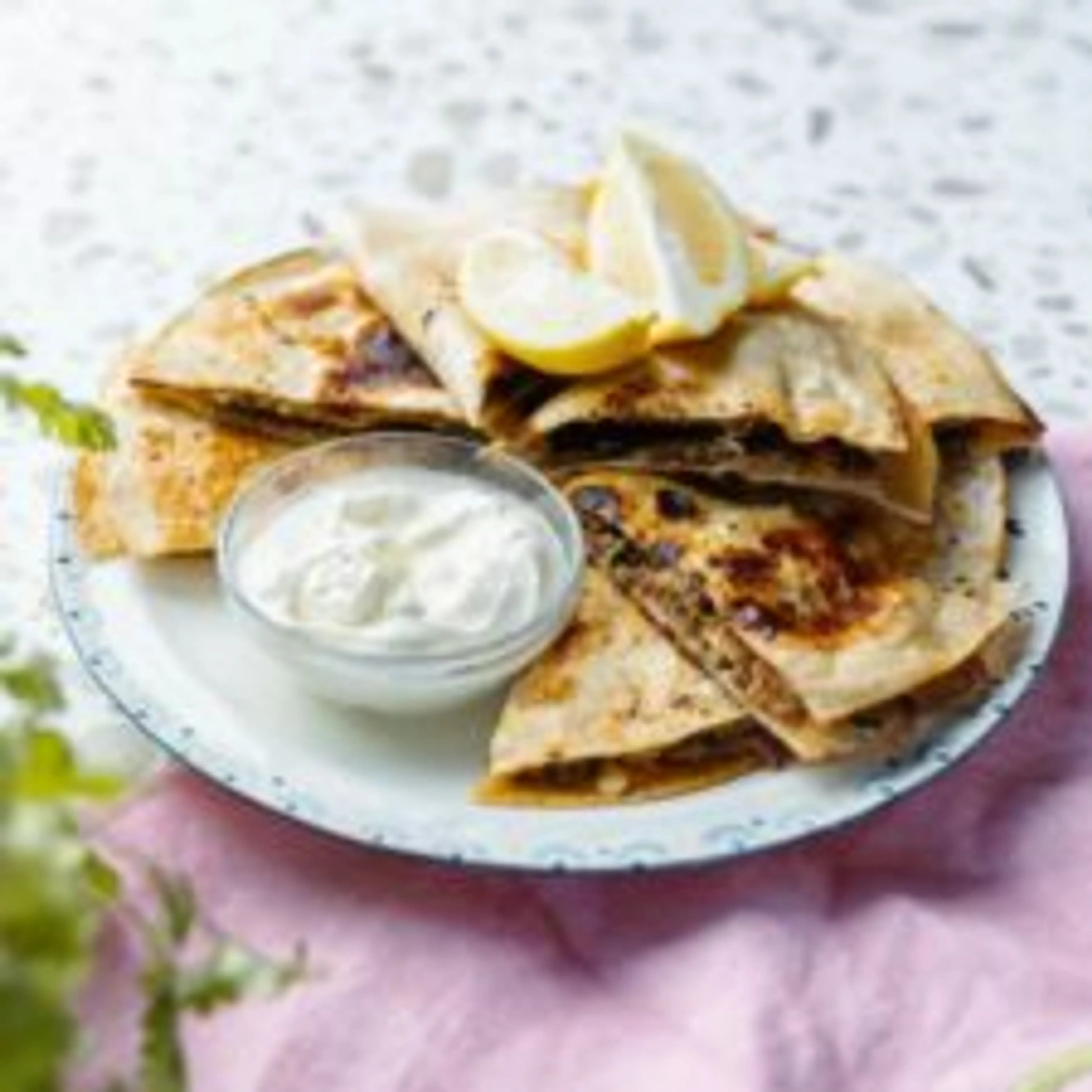 Lamb Gozleme with Spinach and Fetta