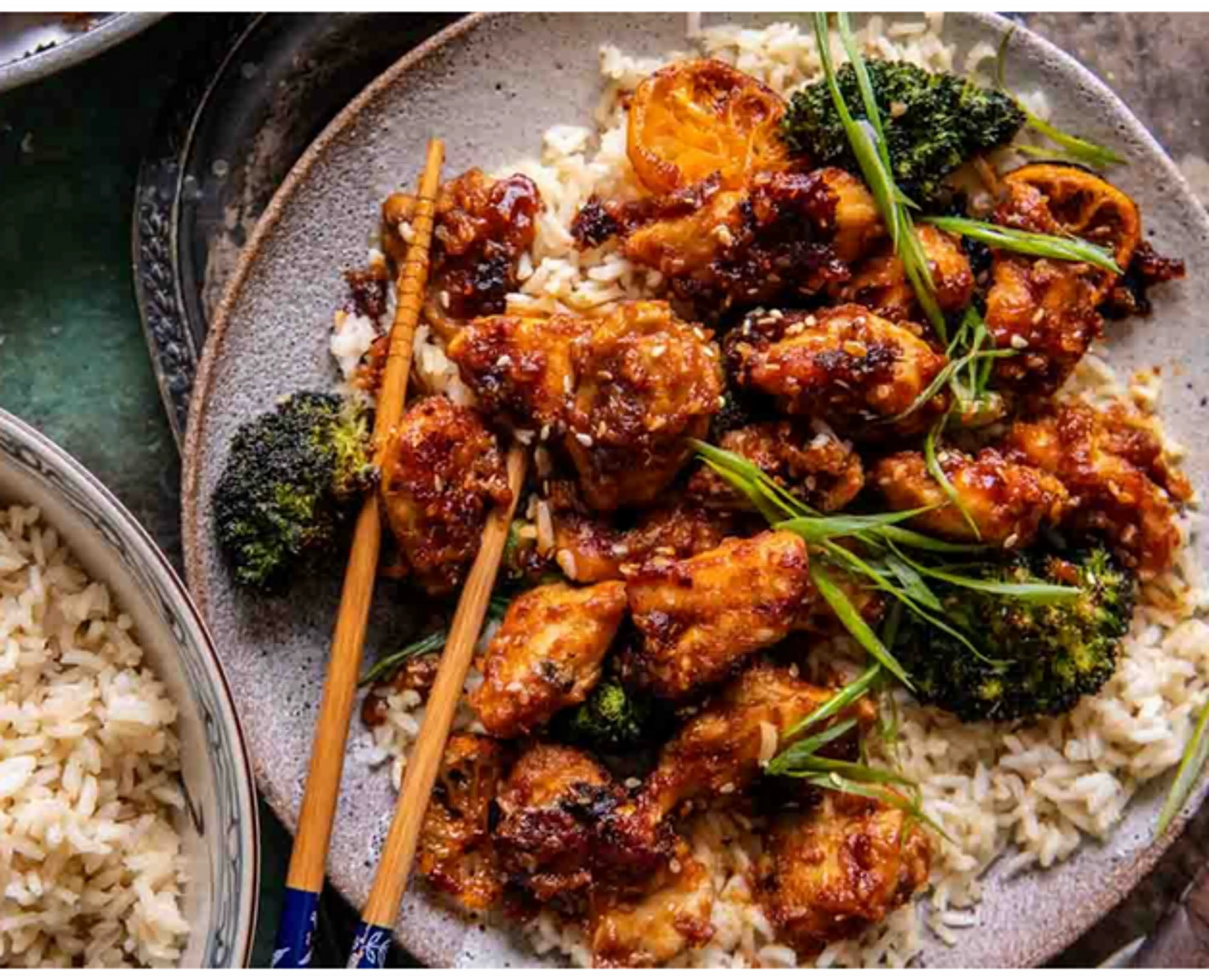 Sheet Pan Chili Ginger Orange Chicken and Broccoli