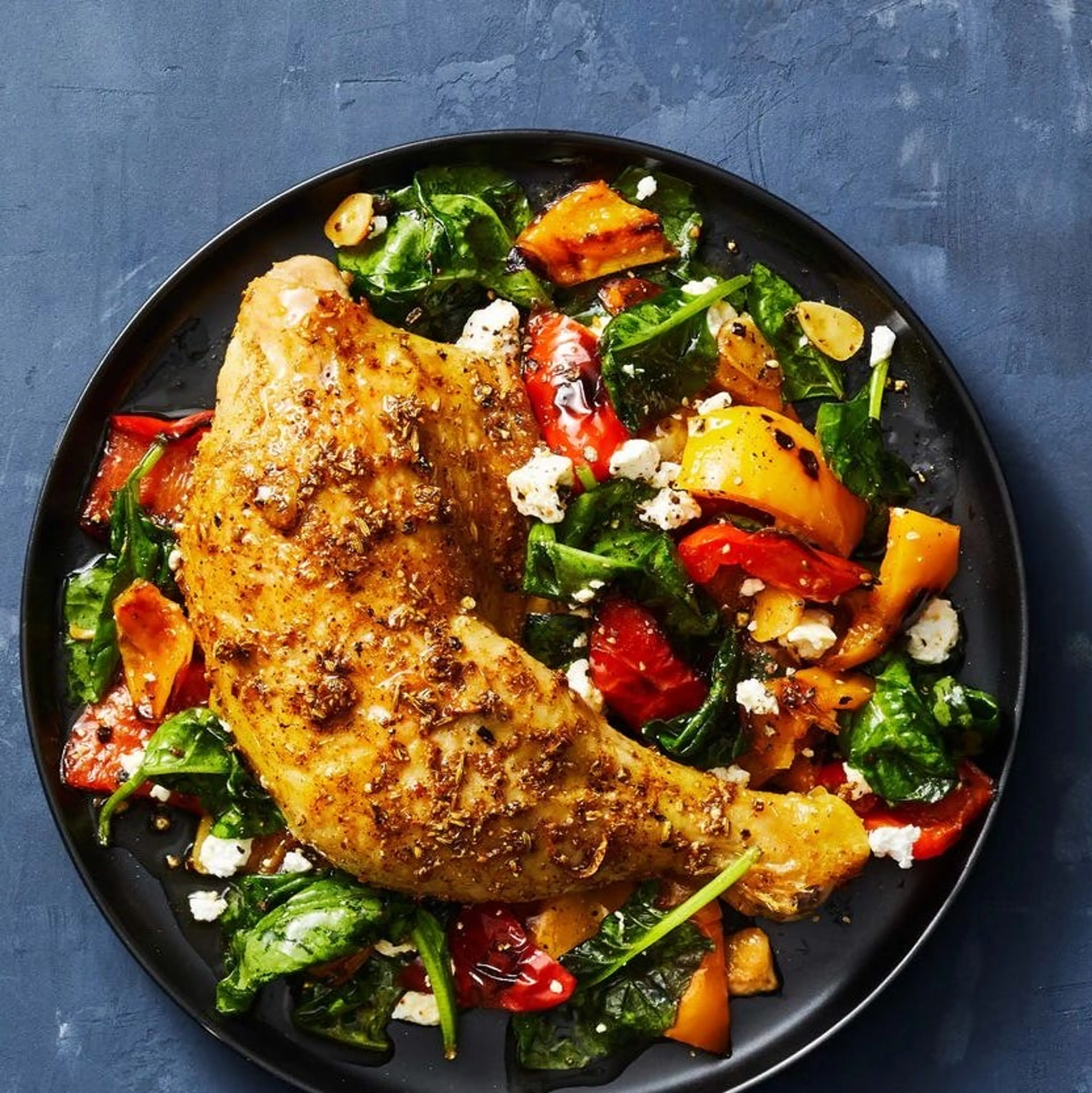 Fennel Roasted Chicken and Peppers