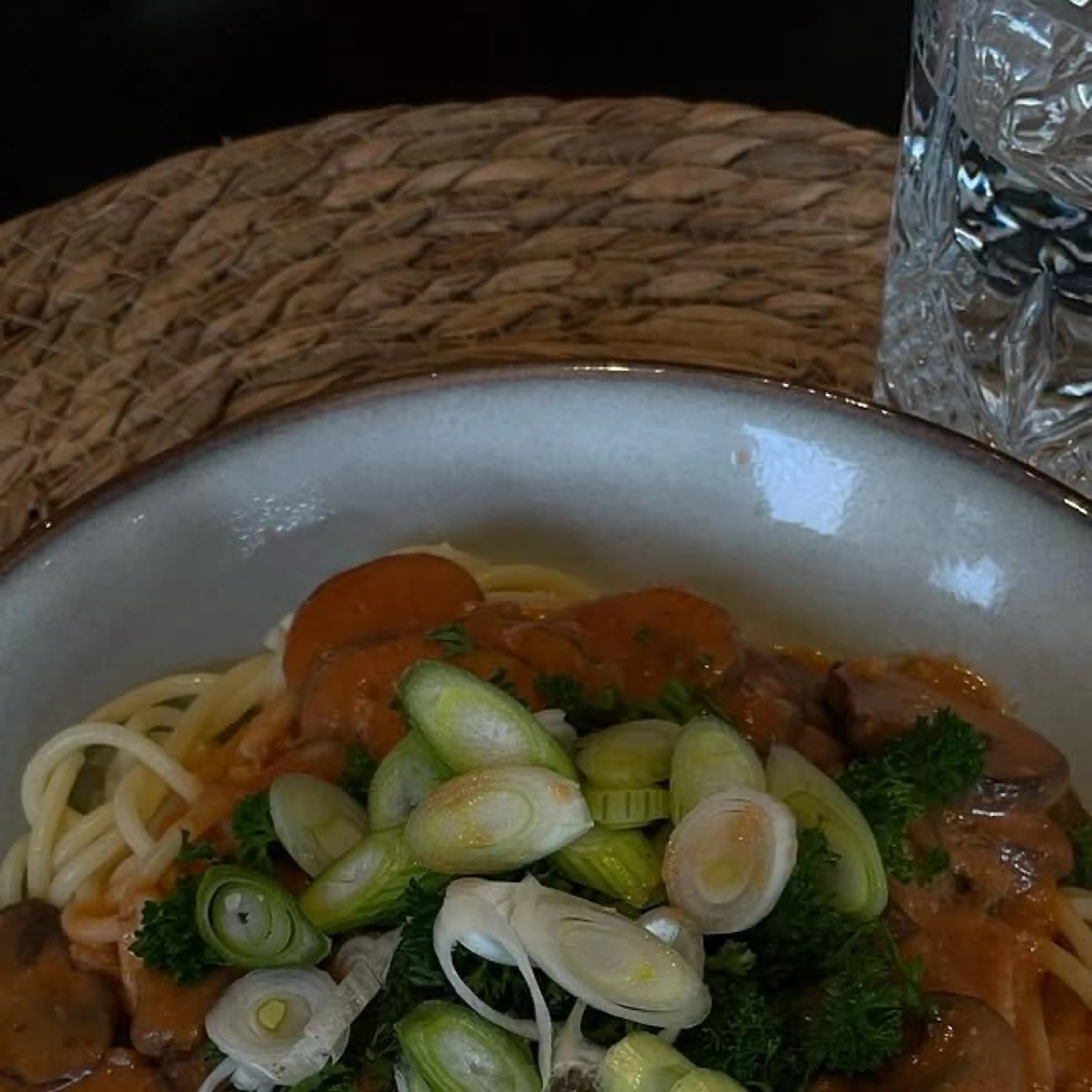 Miso Mushroom Pasta