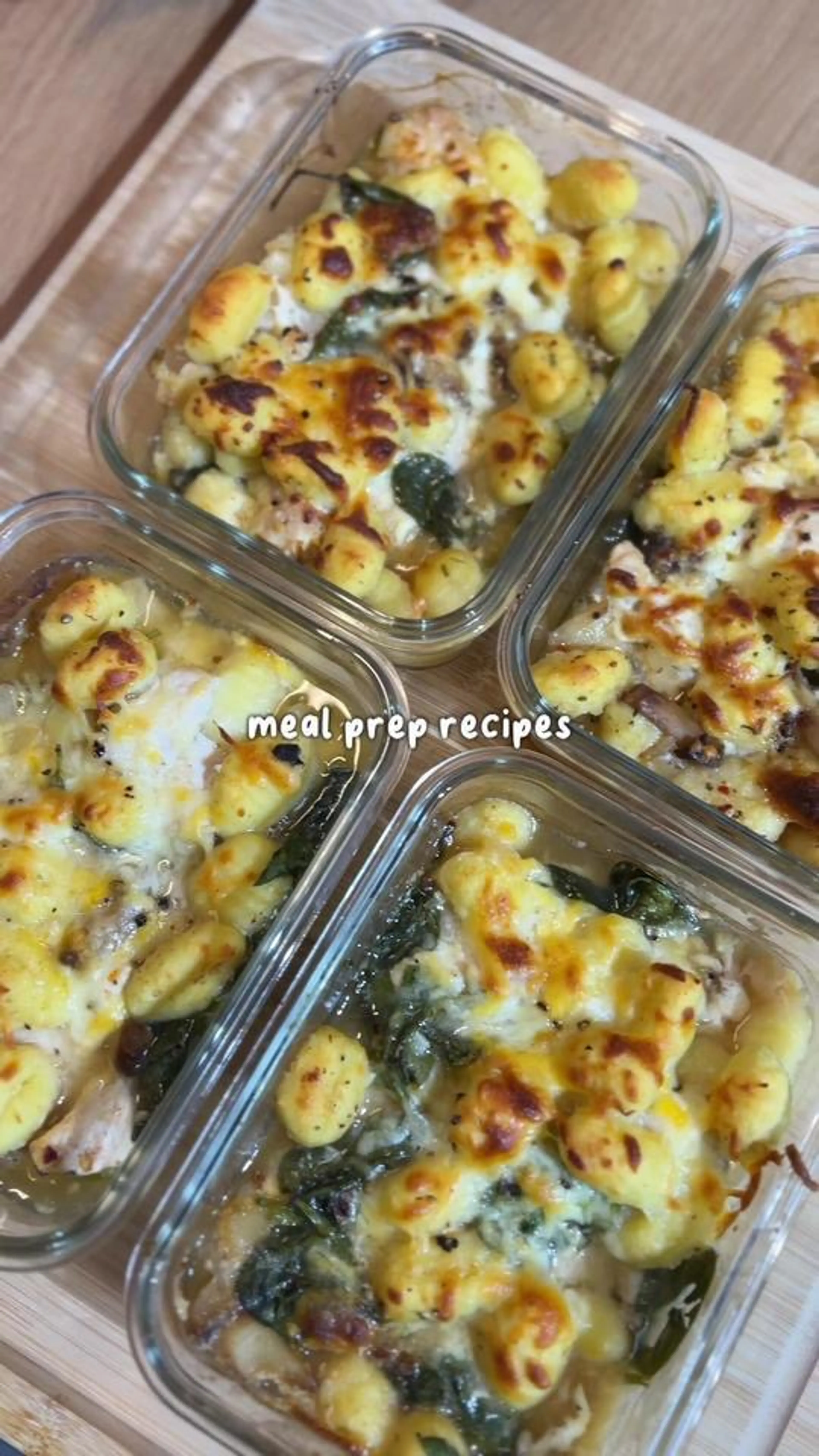 Creamy Chicken Gnocchi Bake Meal Prep