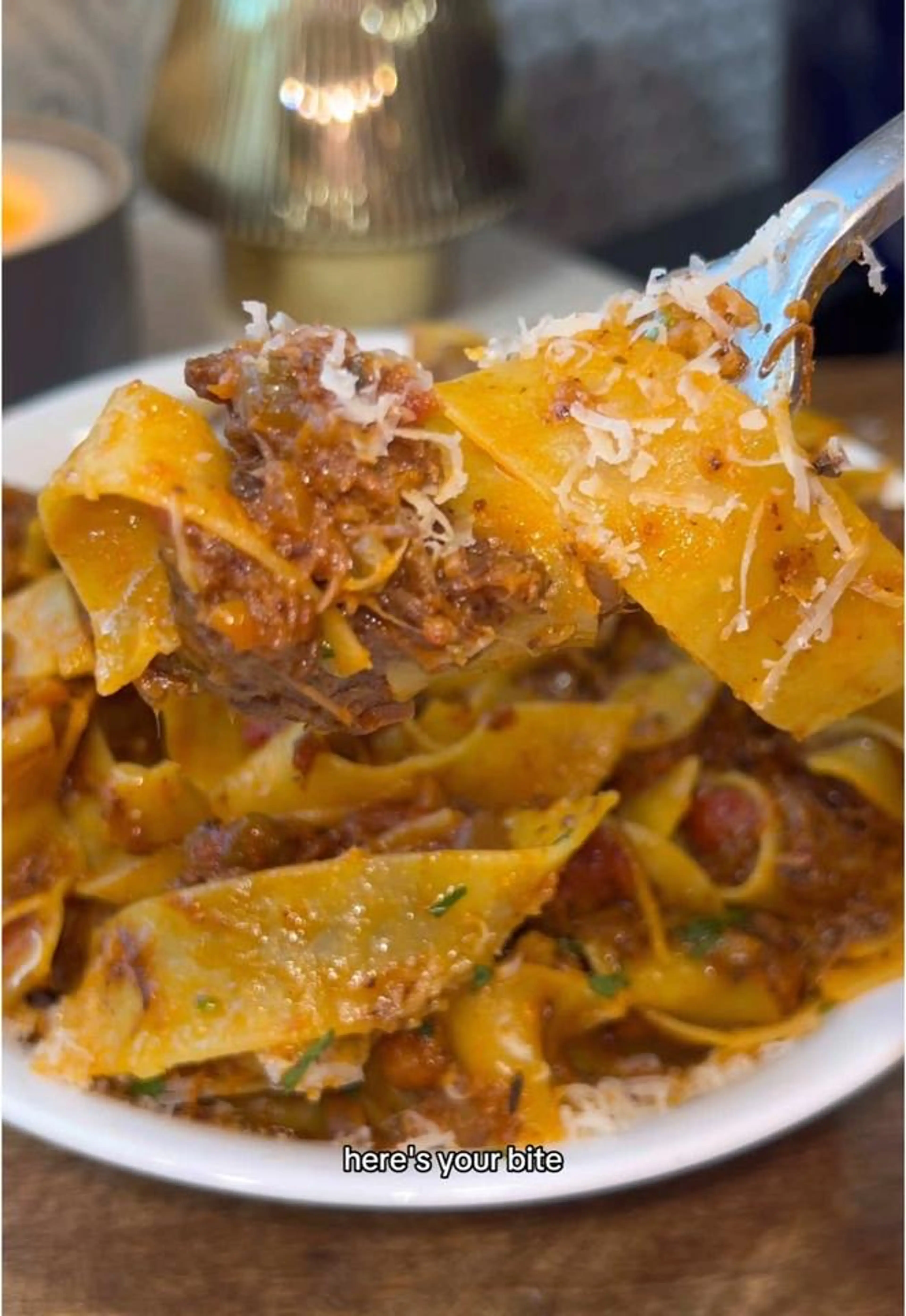 Slowy Brasied Beef Ragú Recipe