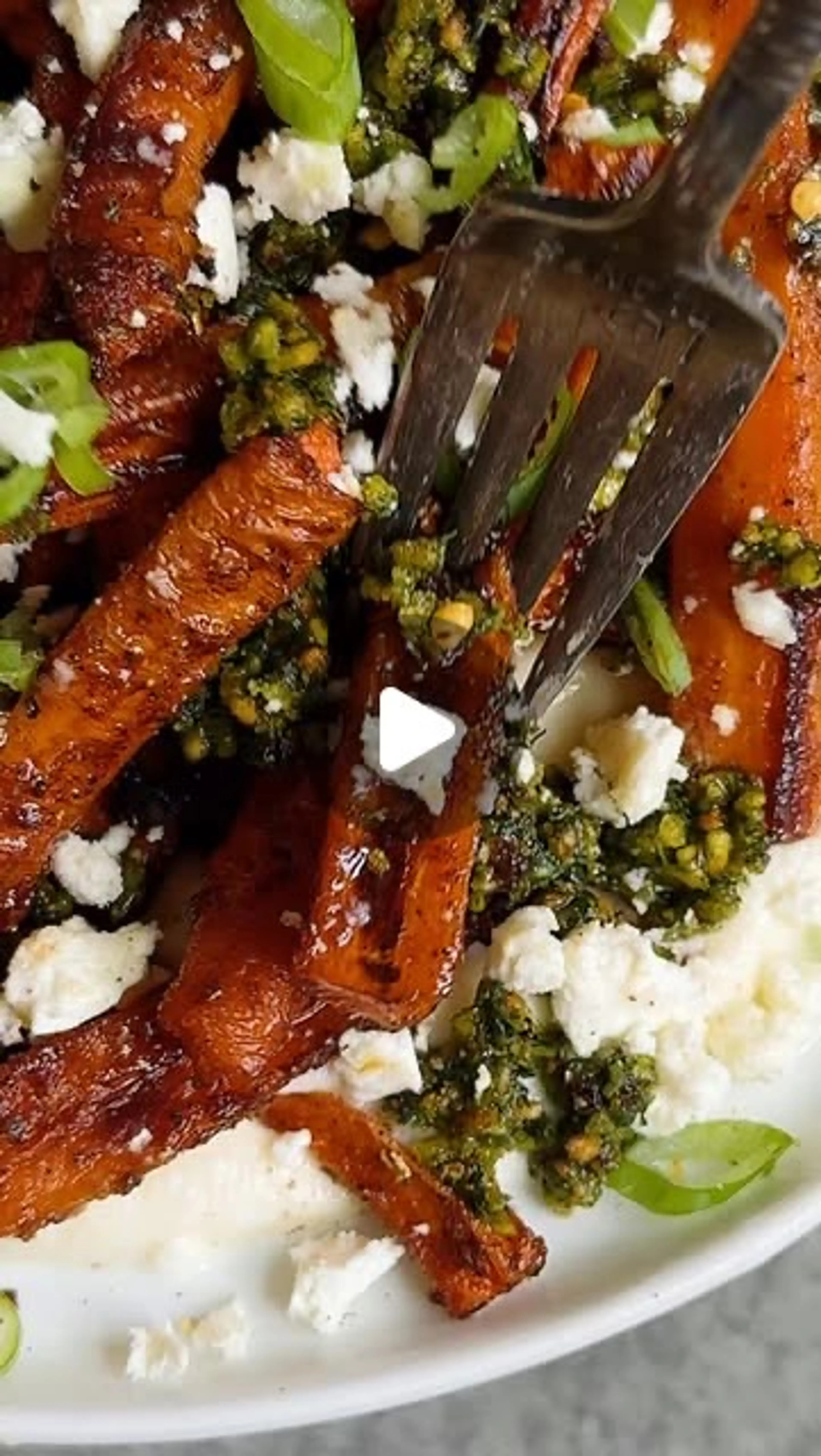 Crispy Carrot Fries with Whipped Honey-ricotta & Pistachio G