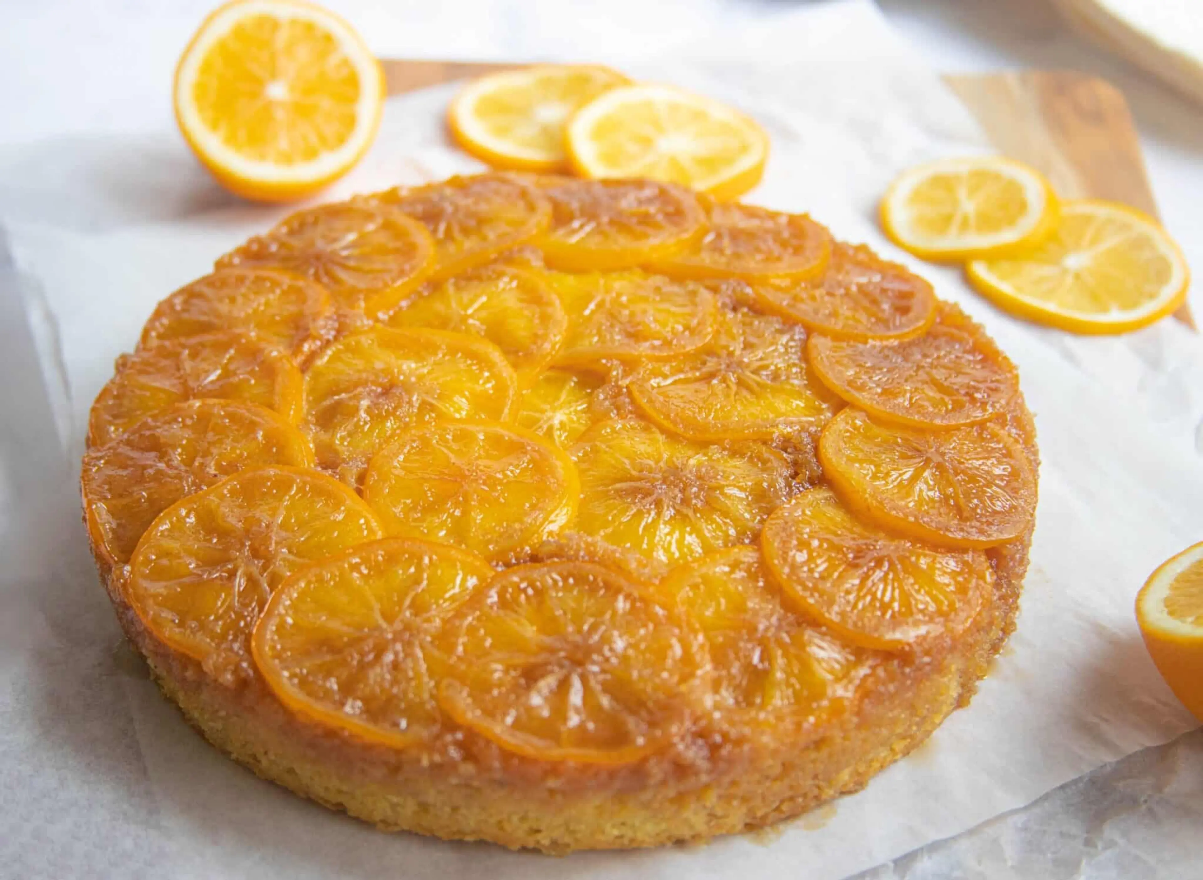 Meyer Lemon Upside-Down Cake