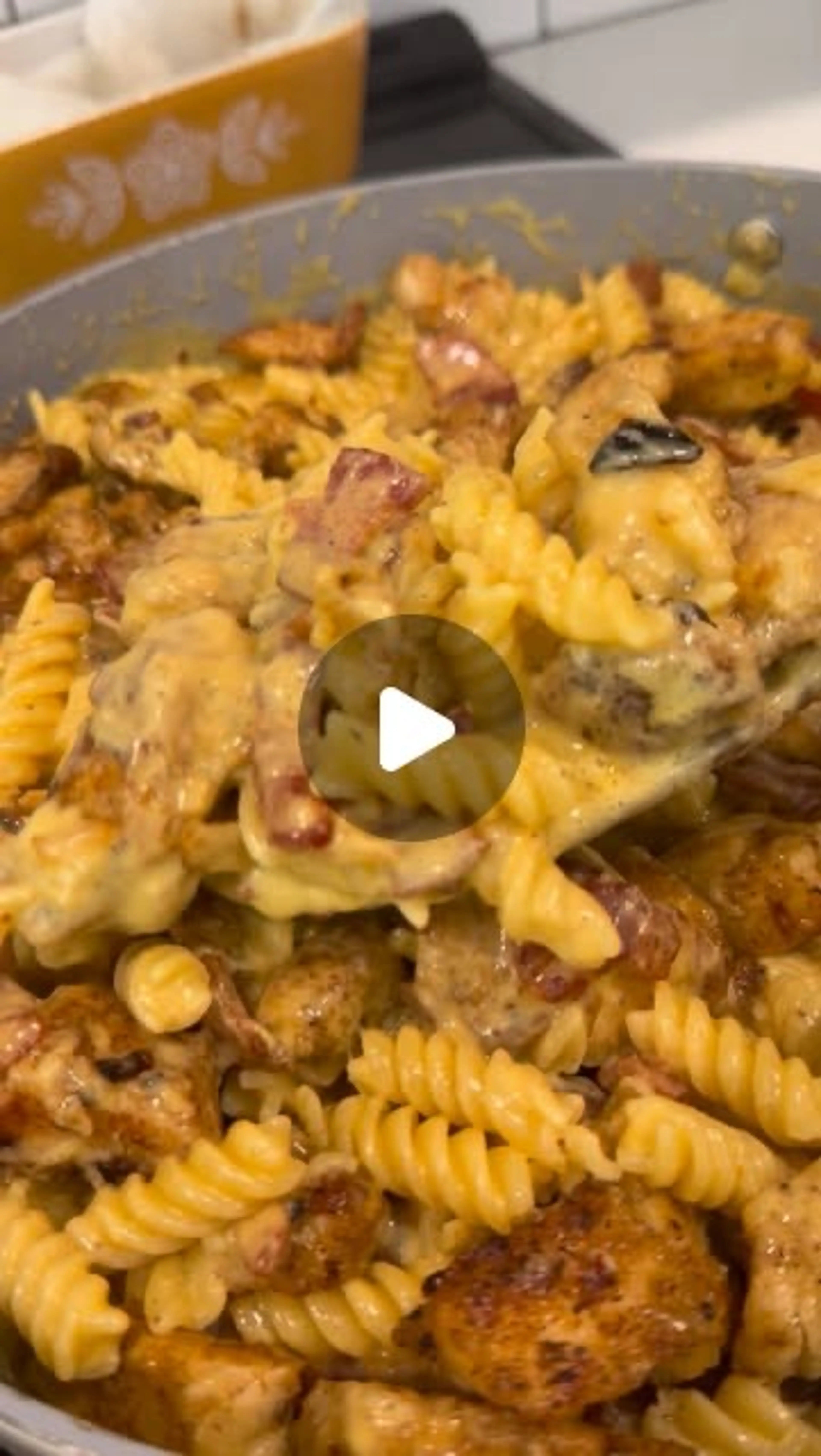 One Pan Chicken Bacon Cheddar Pasta