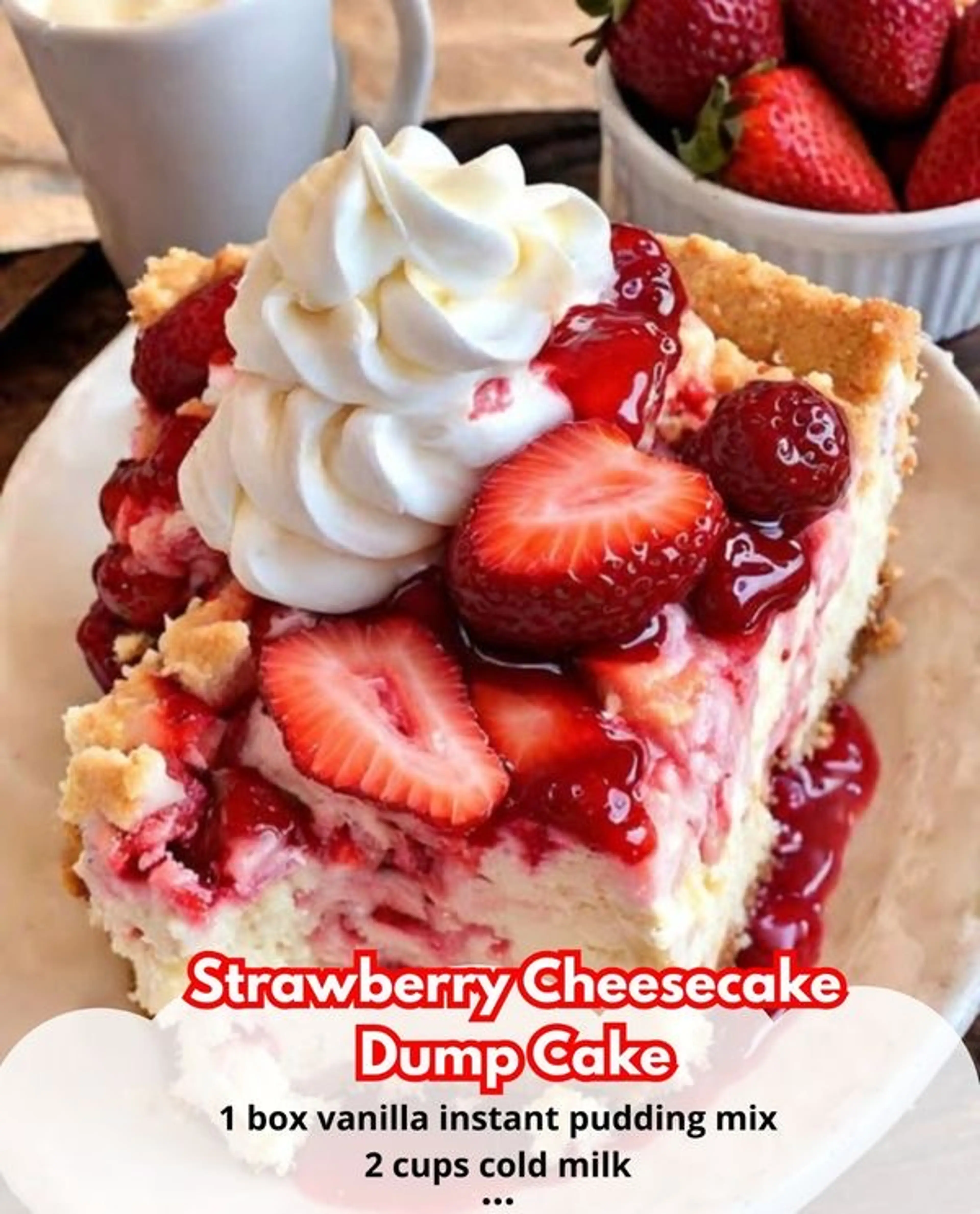 Only 5 Ingredients and Zero Hassle! This Strawberry Cheeseca