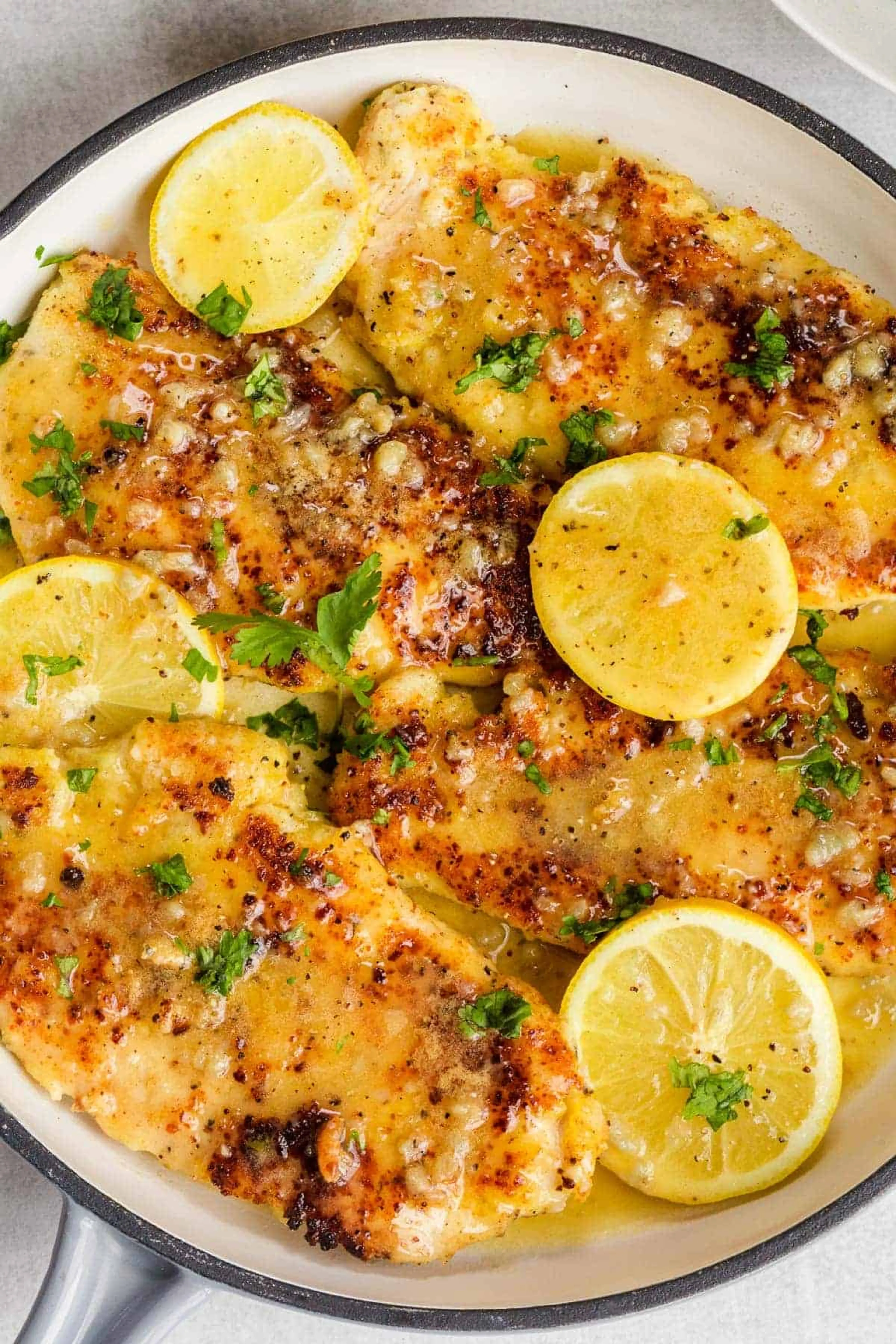 Lemon Chicken with BEST Lemon Butter Sauce.