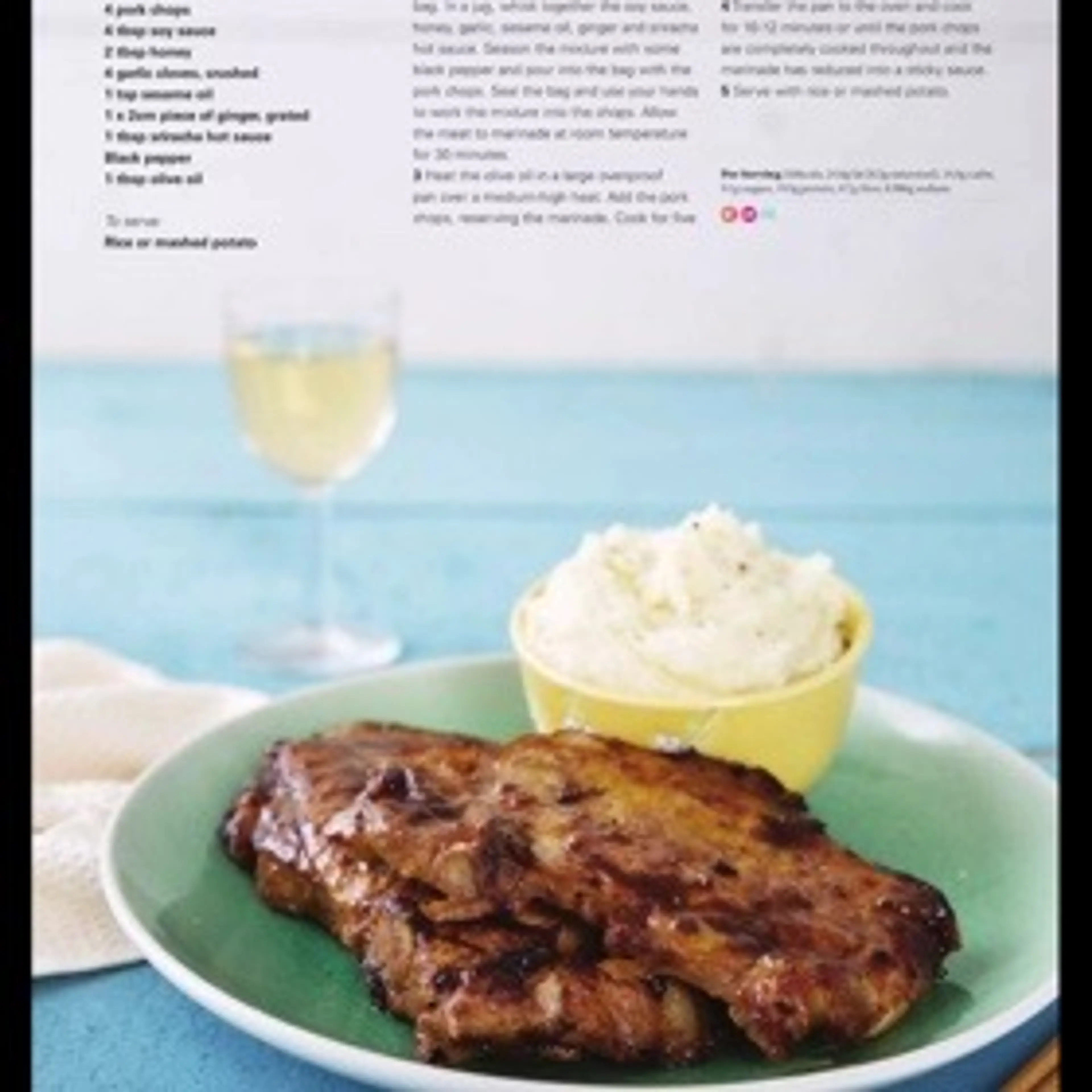 Korean pork chops