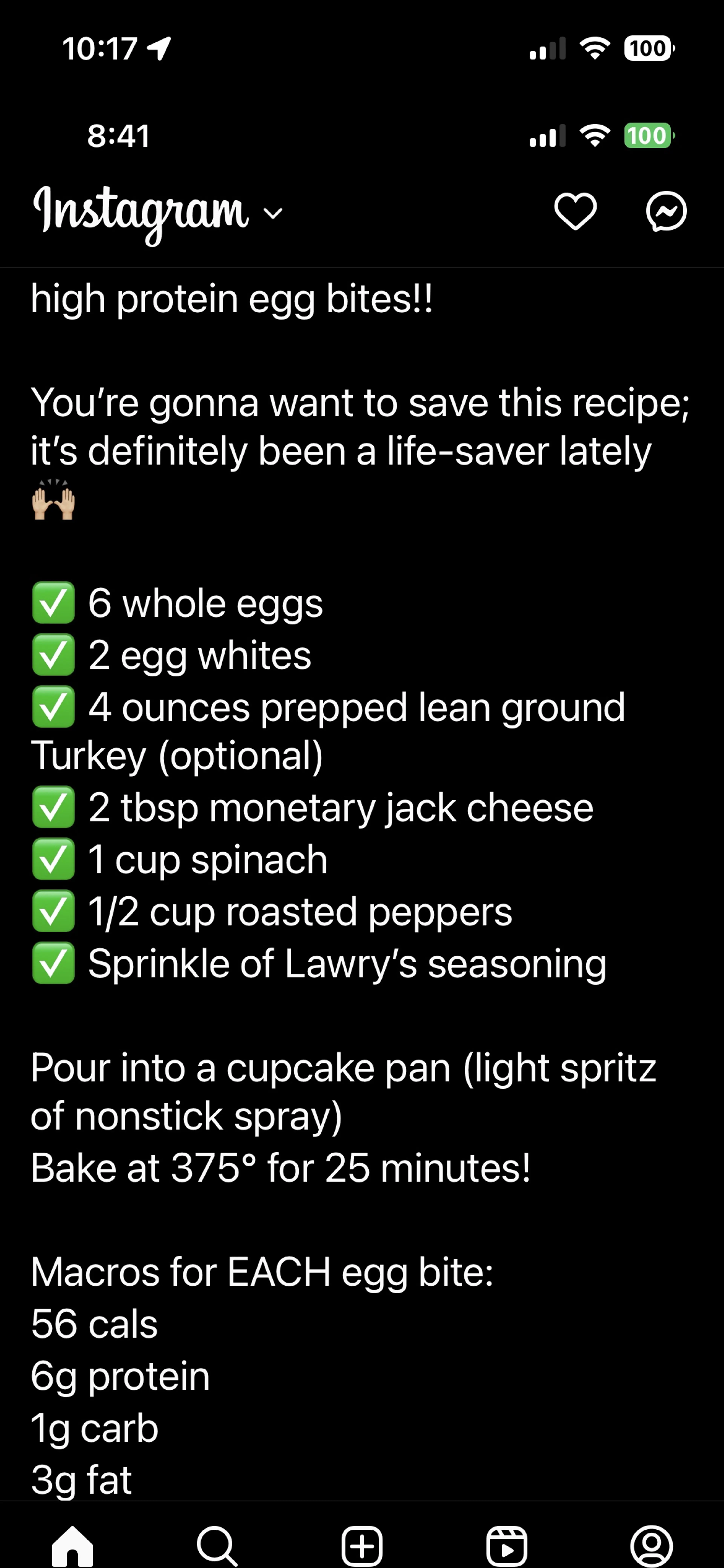 high protein egg bites!!