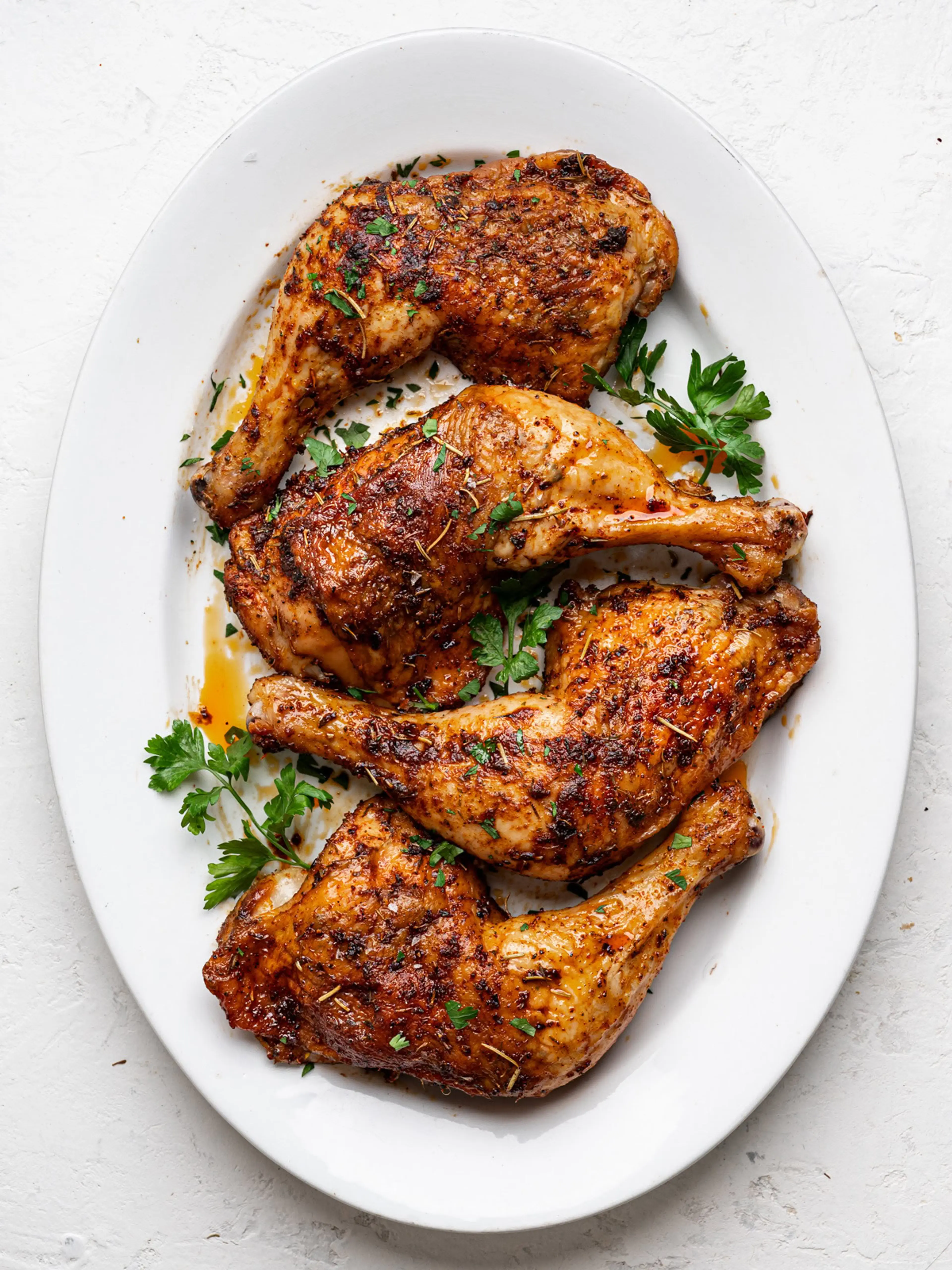 Easy Baked Chicken Leg Quarters