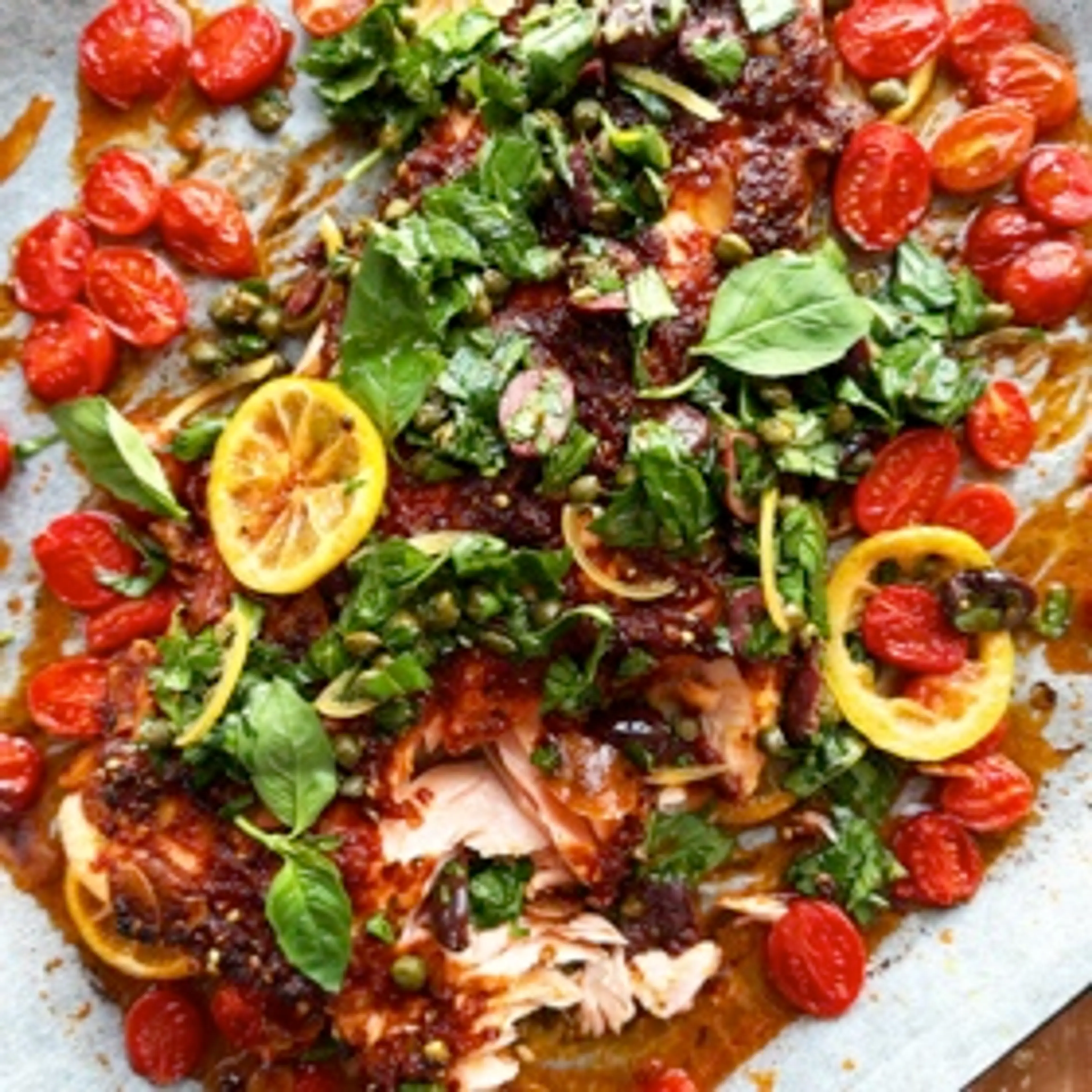 Salmon Puttanesca