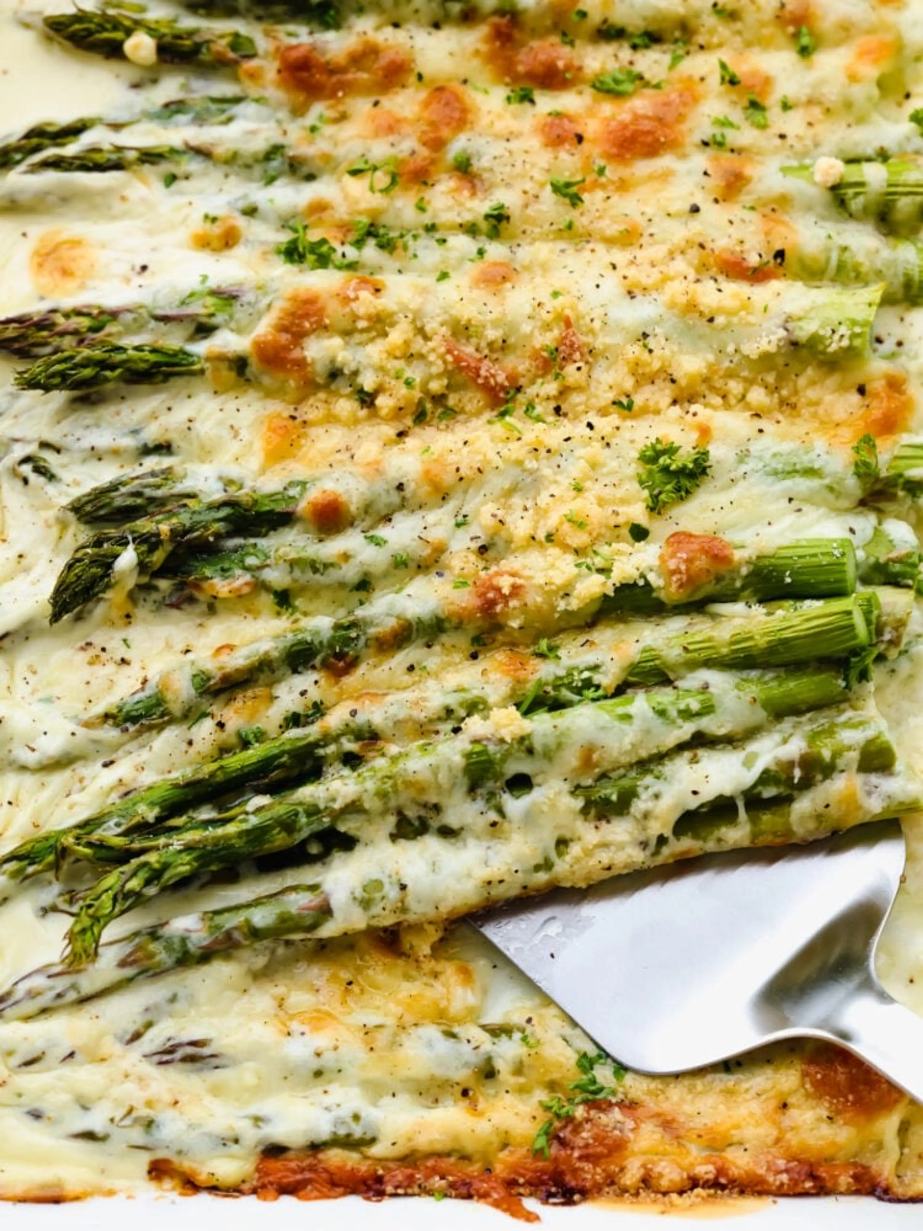Cheesy Baked Asparagus