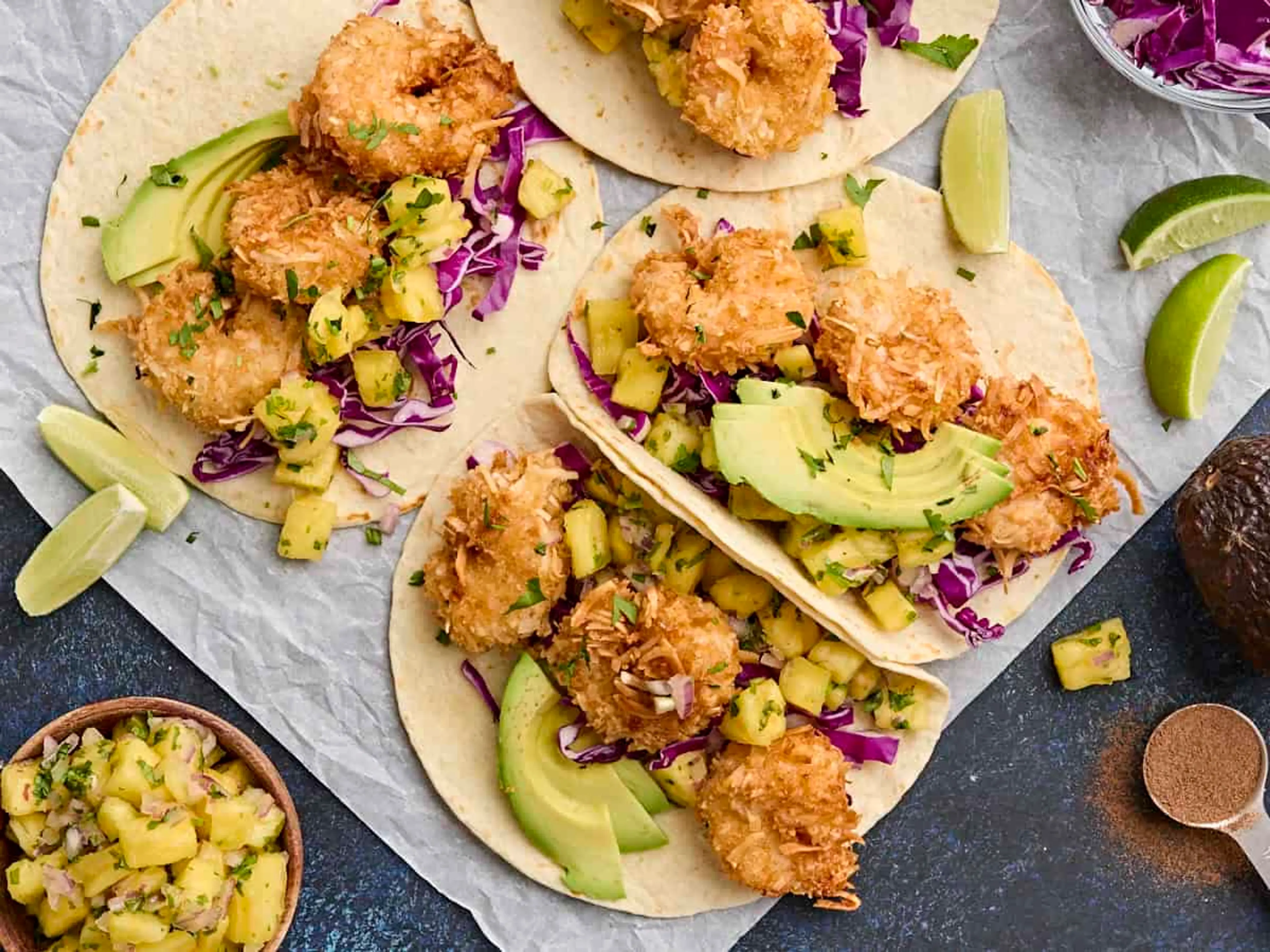 Coconut Shrimp Tacos Recipe