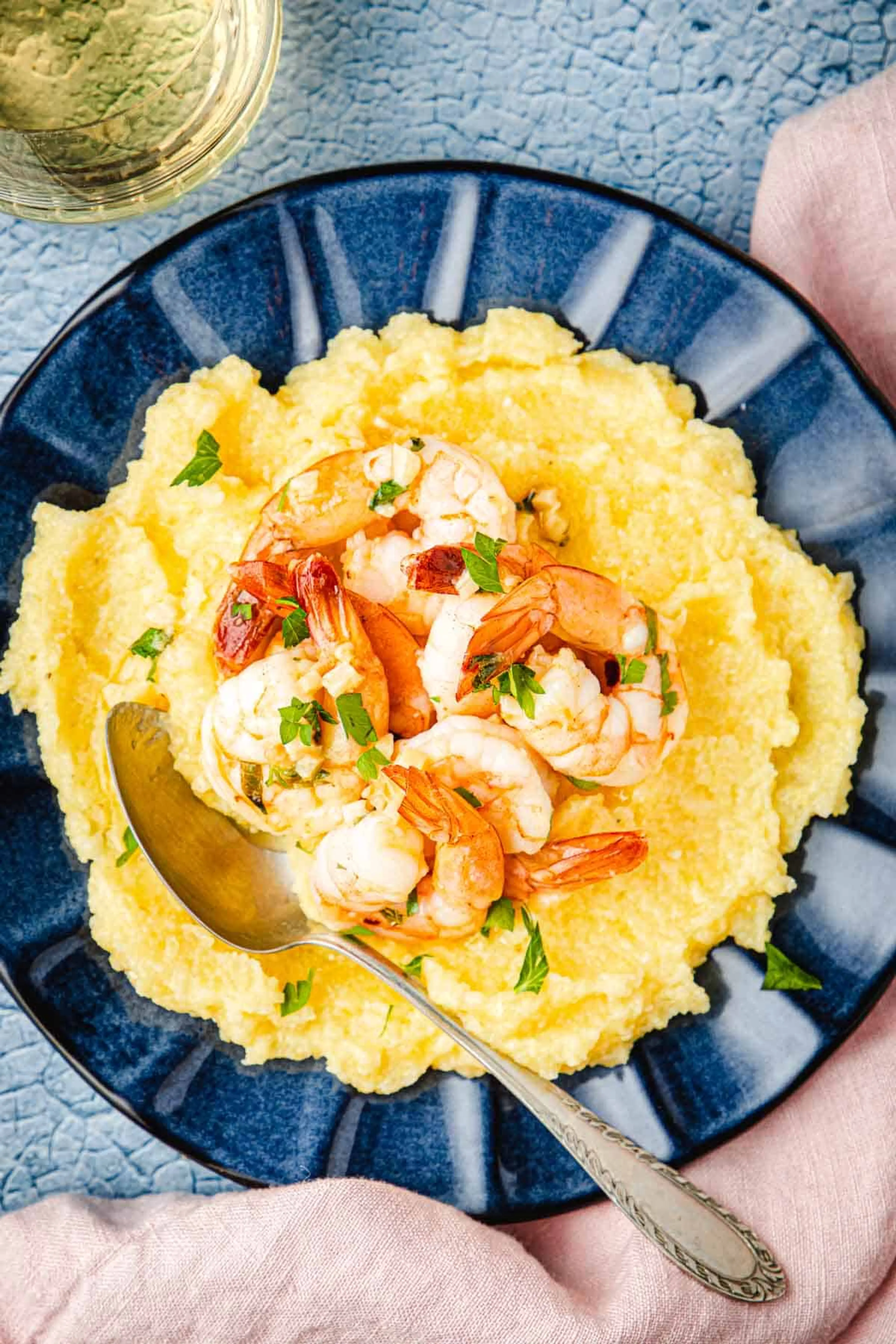 Shrimp and Polenta