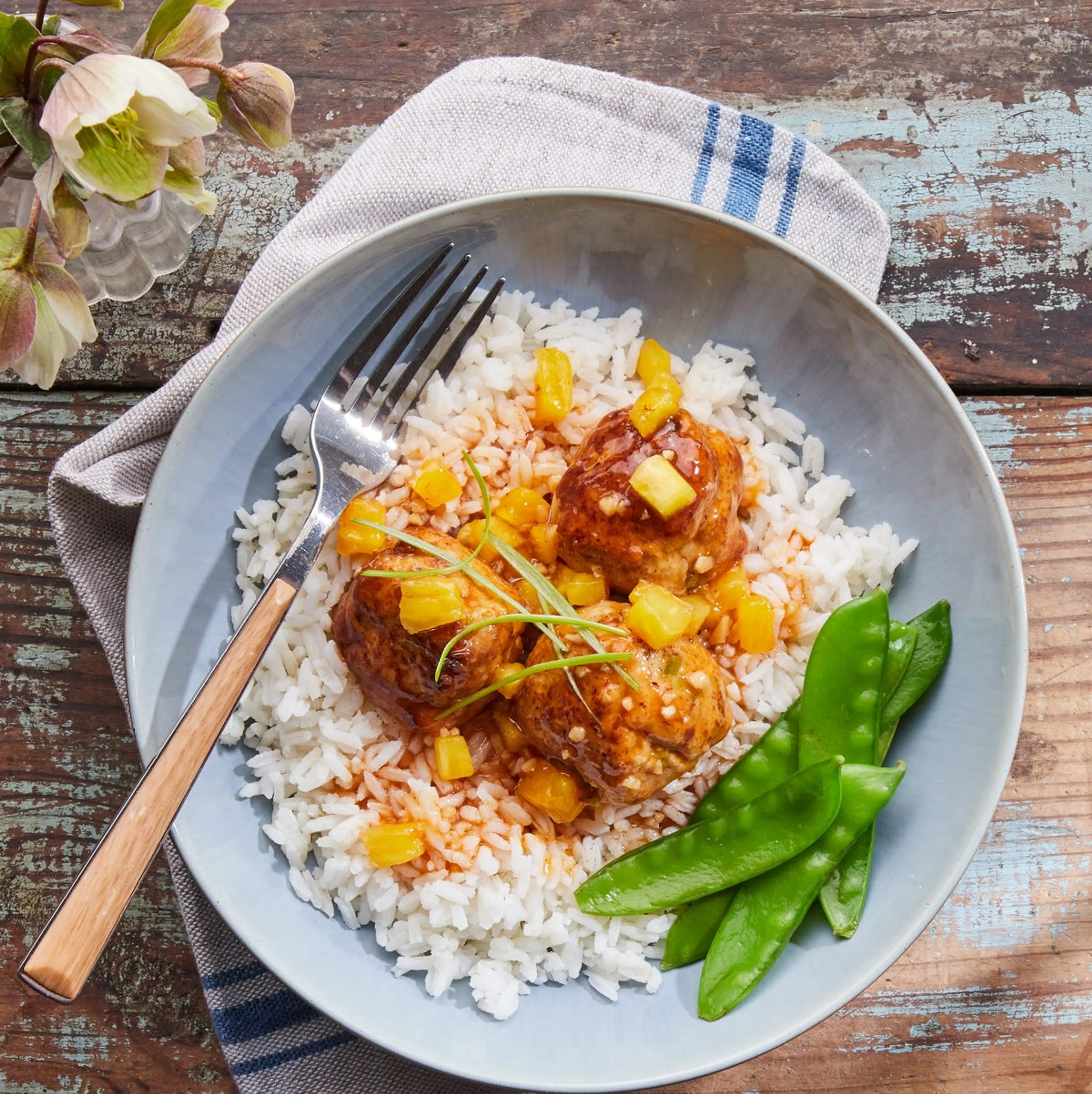 Sweet-and-Sour Chicken Meatballs