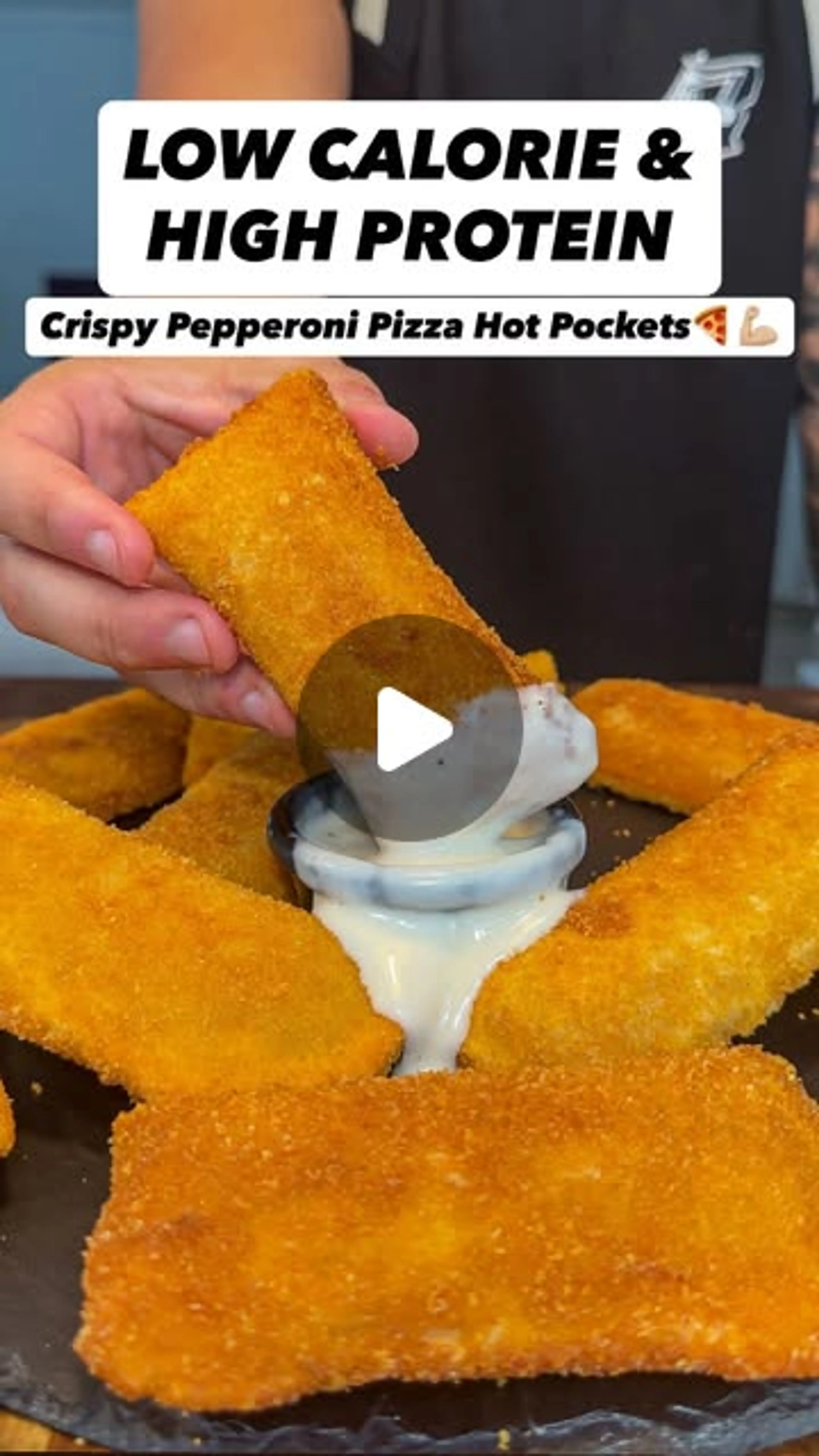 Easy Crispy Pepperoni Pizza Hot Pockets