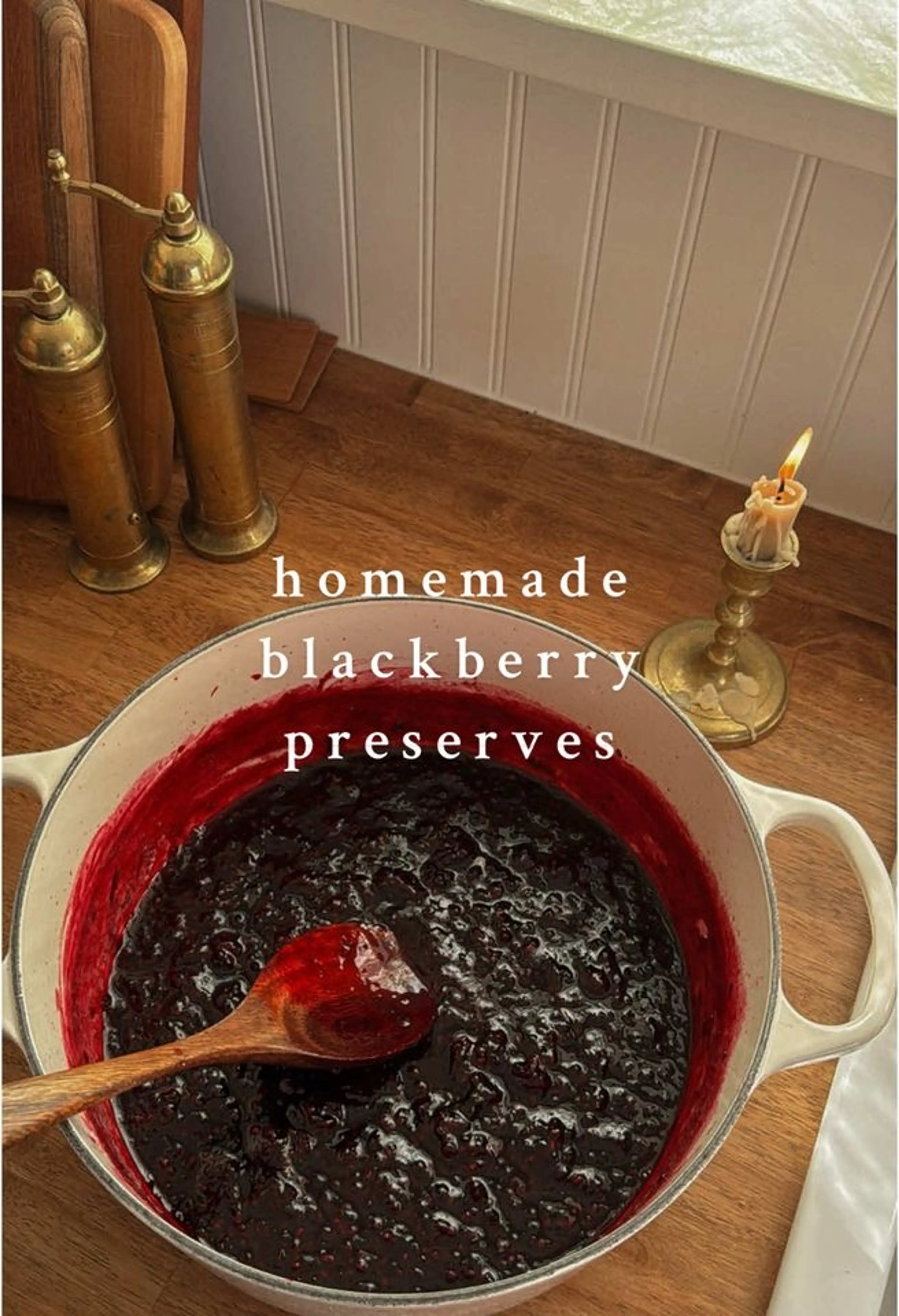 Homemade Blackberry Preserves