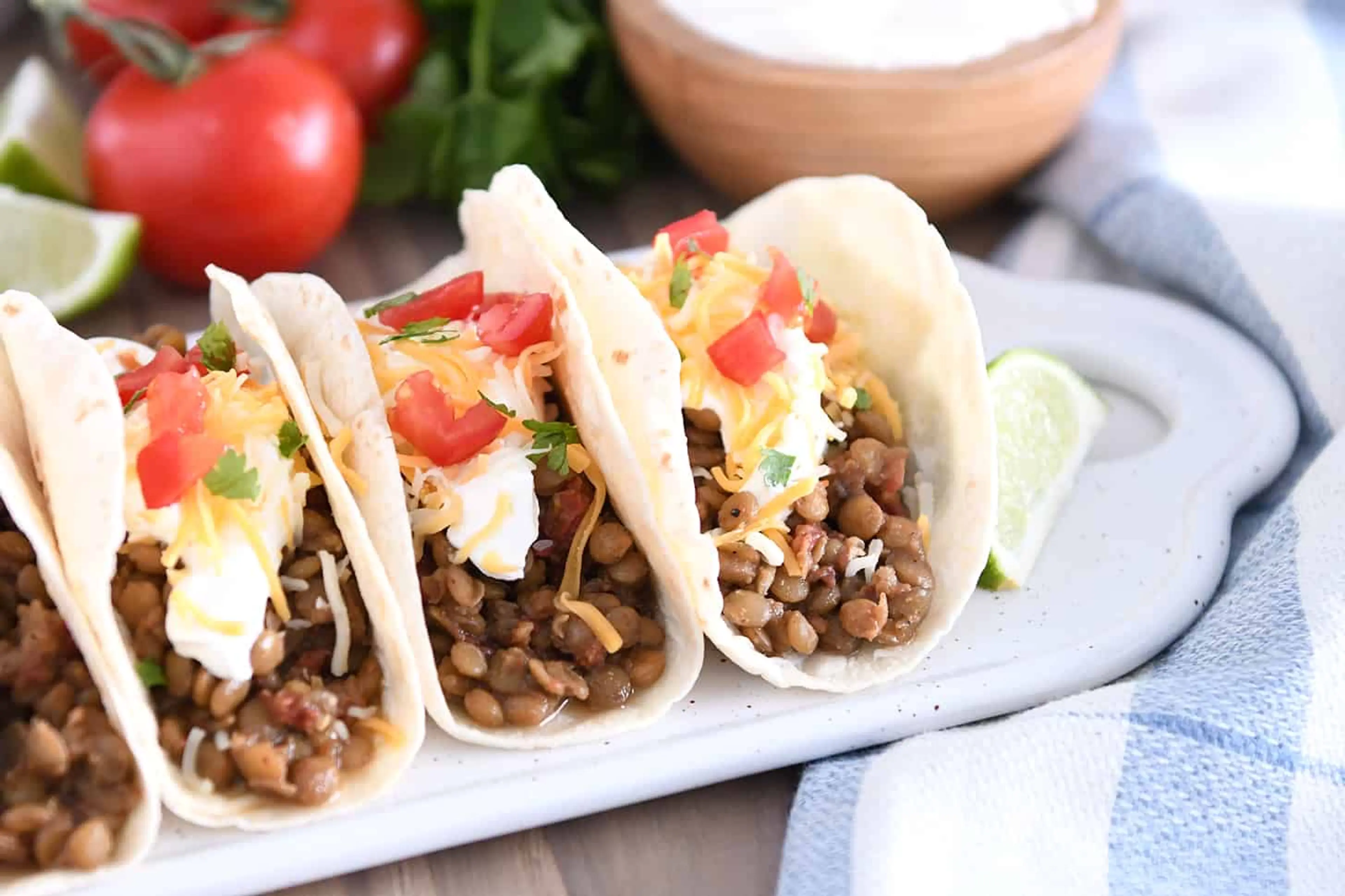 Instant Pot Lentil Tacos