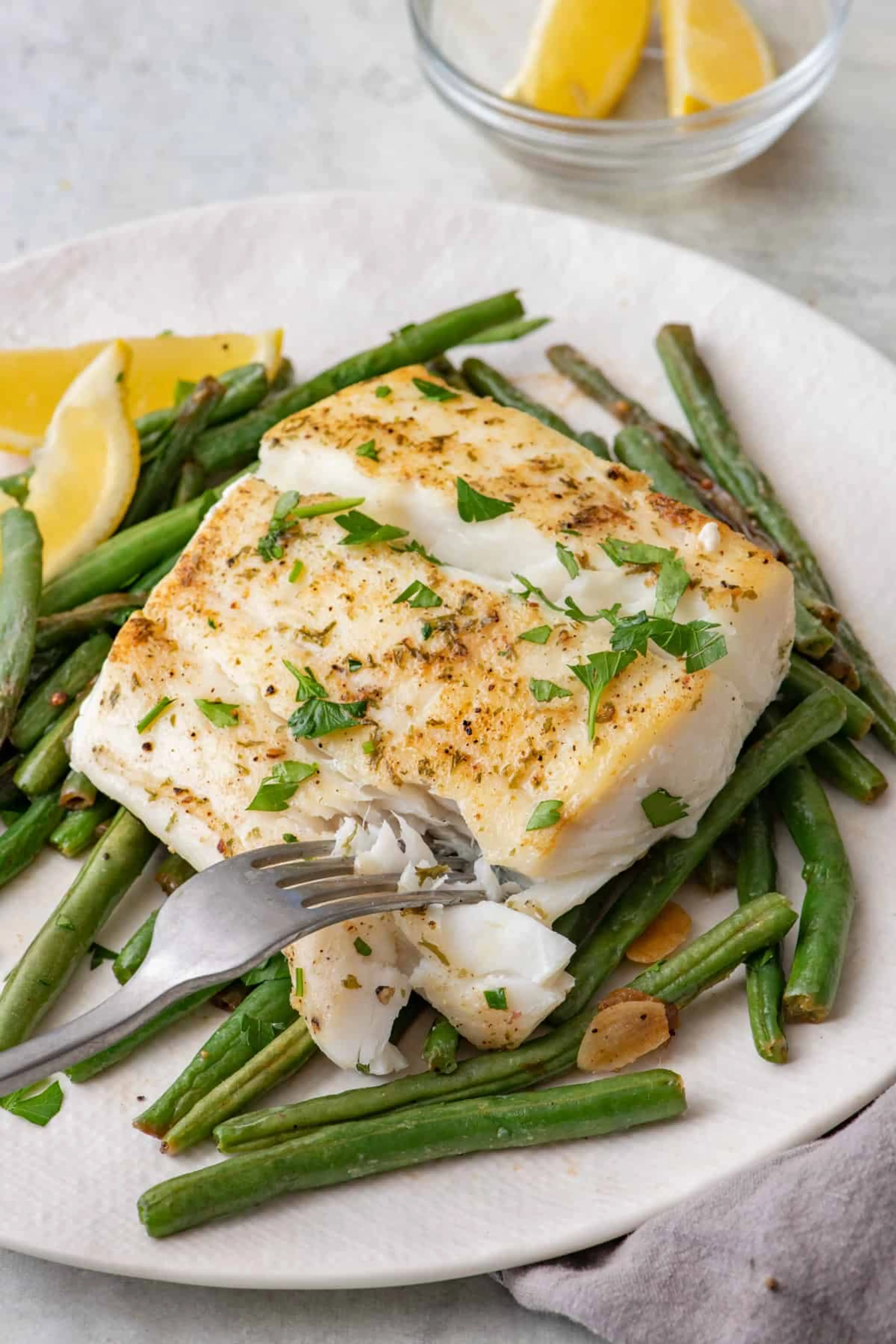 Pan Seared Halibut
