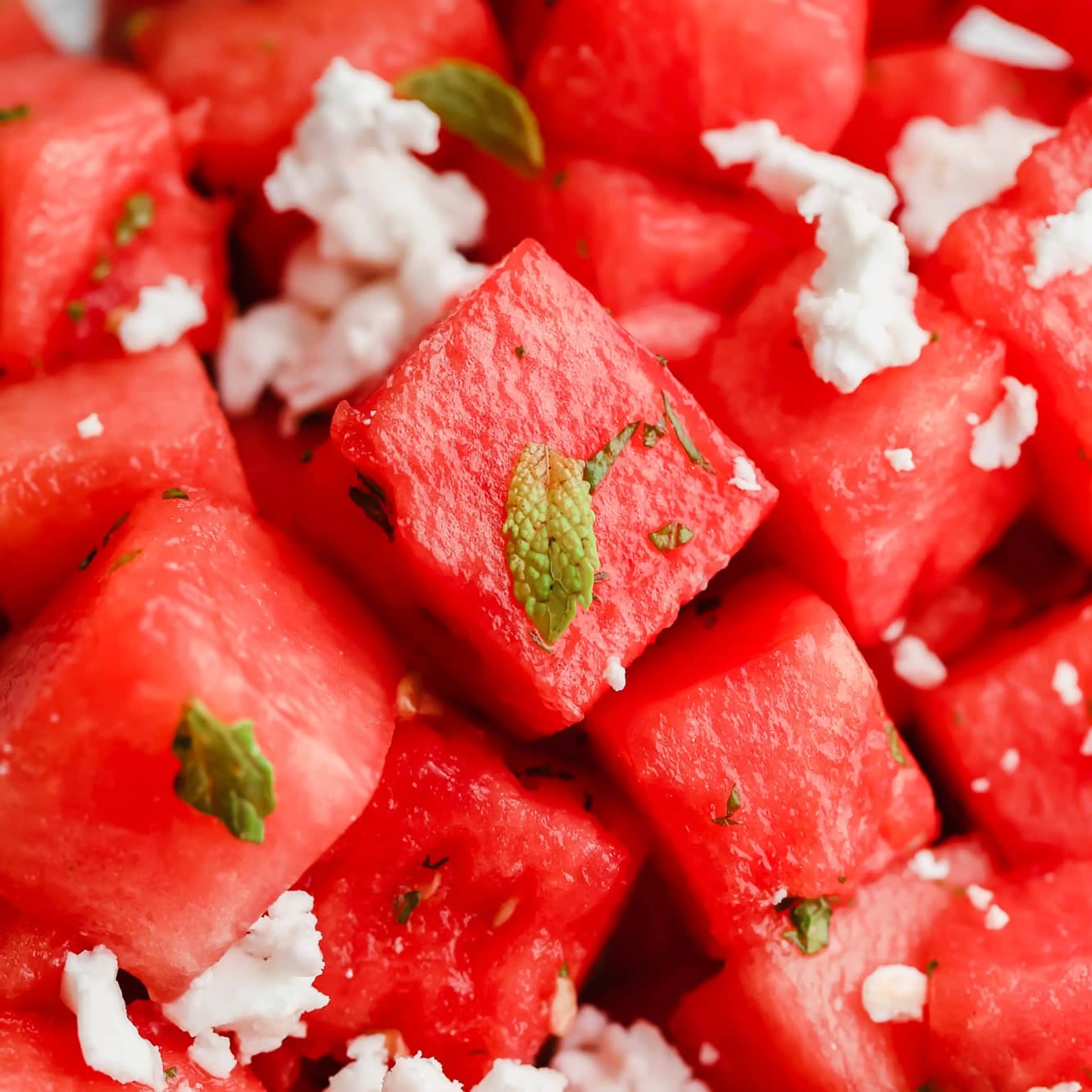Watermelon Salad with Mint and Feta