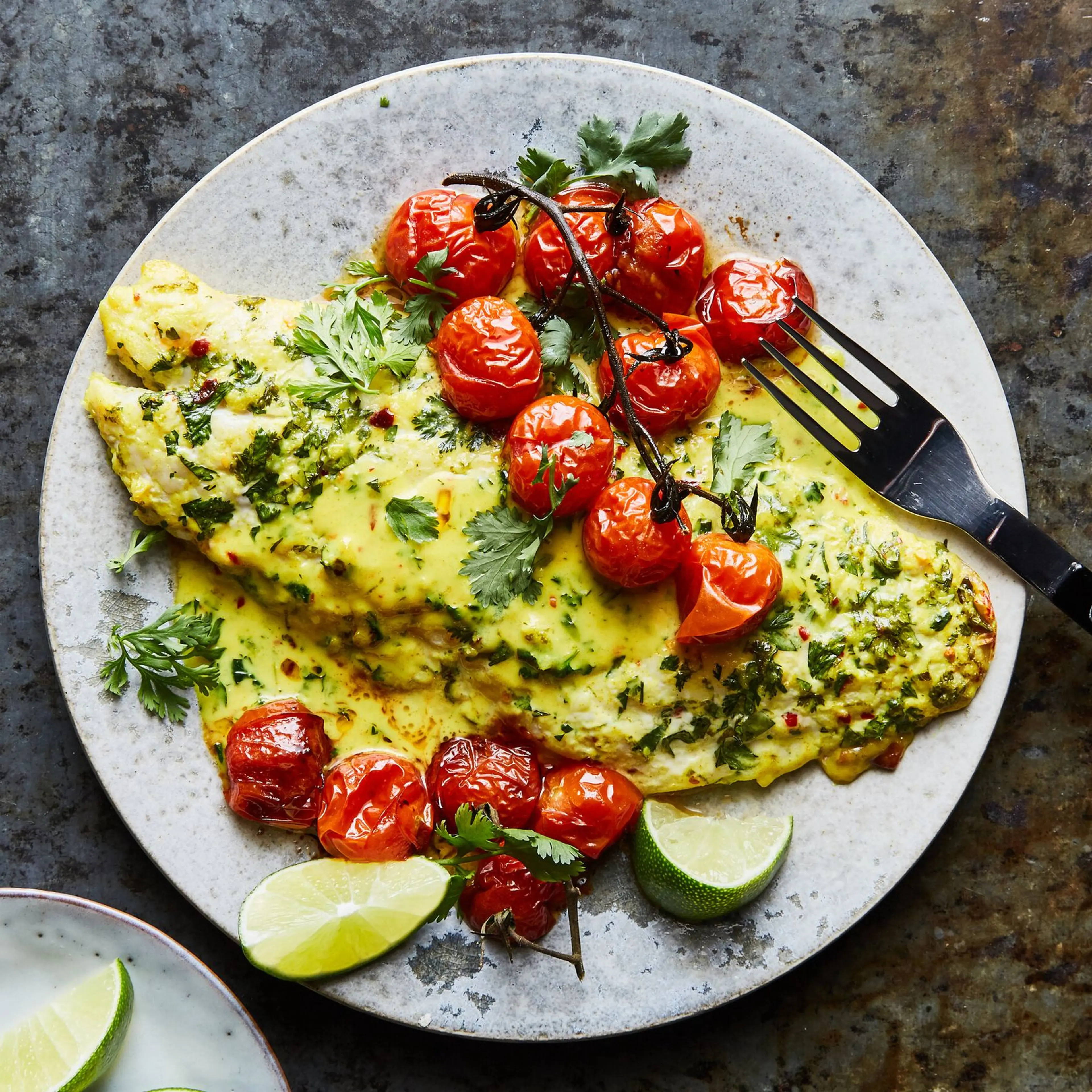 Coconut Fish and Tomato Bake