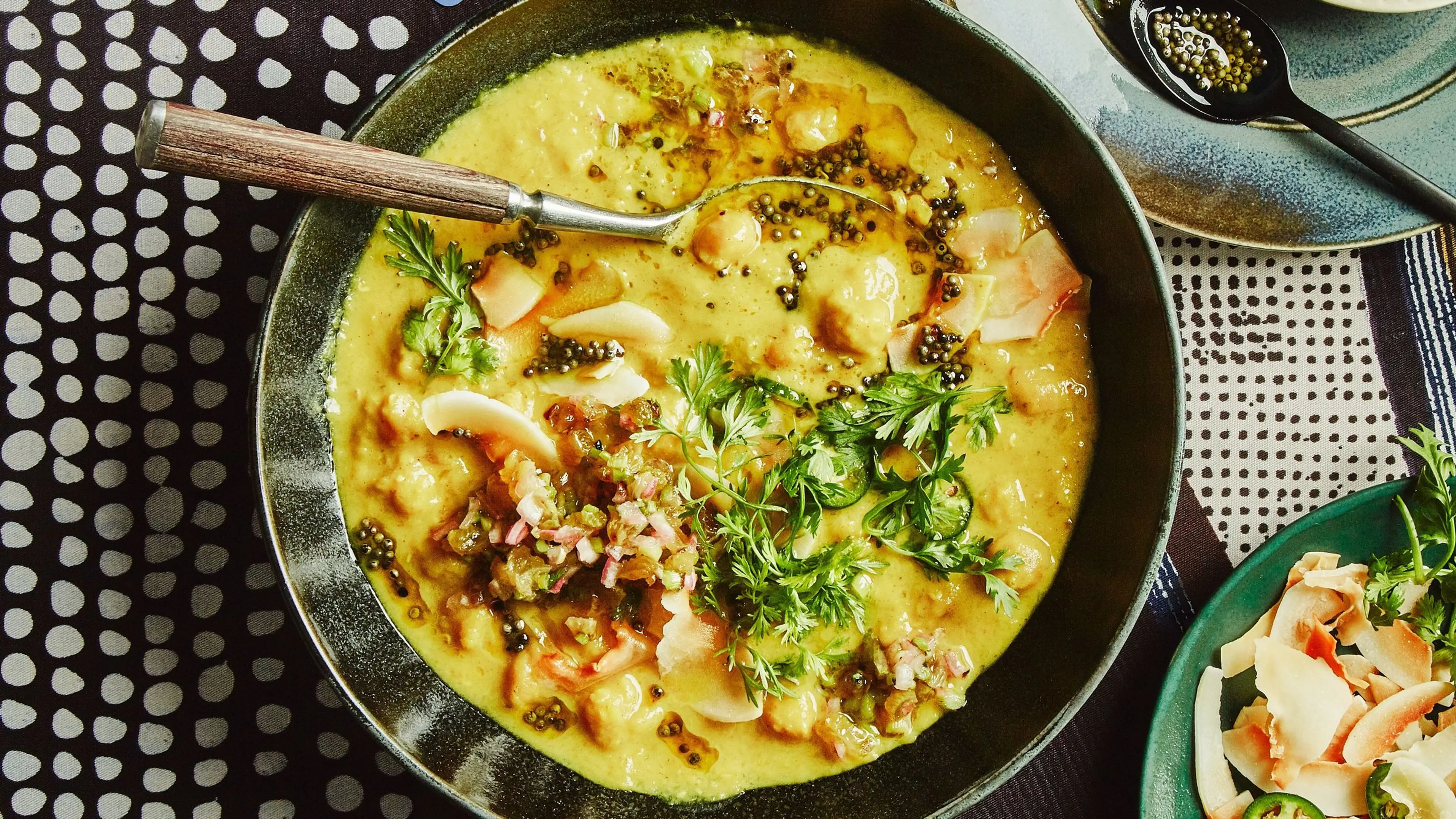 Curried Chickpea-Lentil Dal