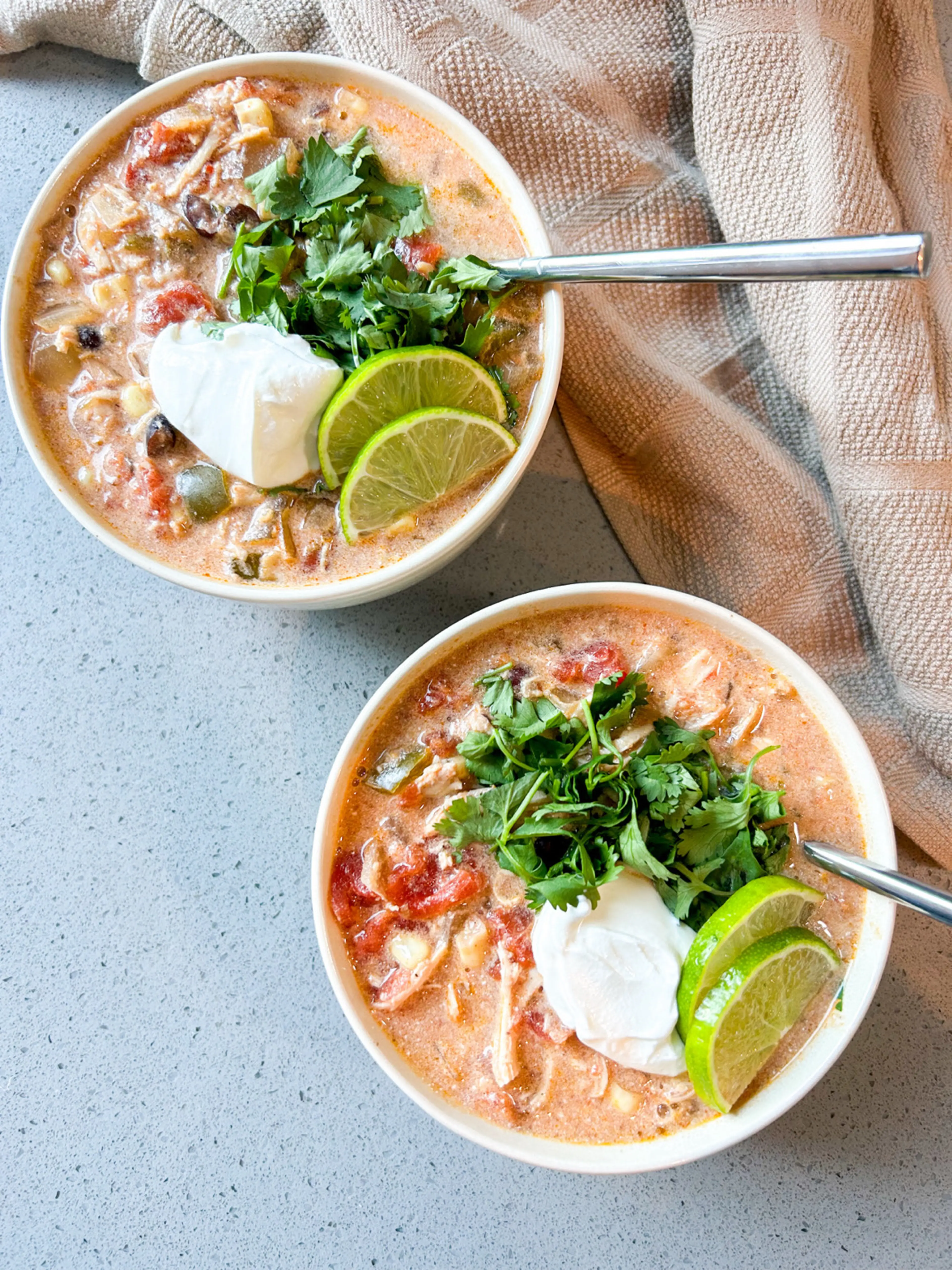 SLOW COOKER CHICKEN TORTILLA SOUP