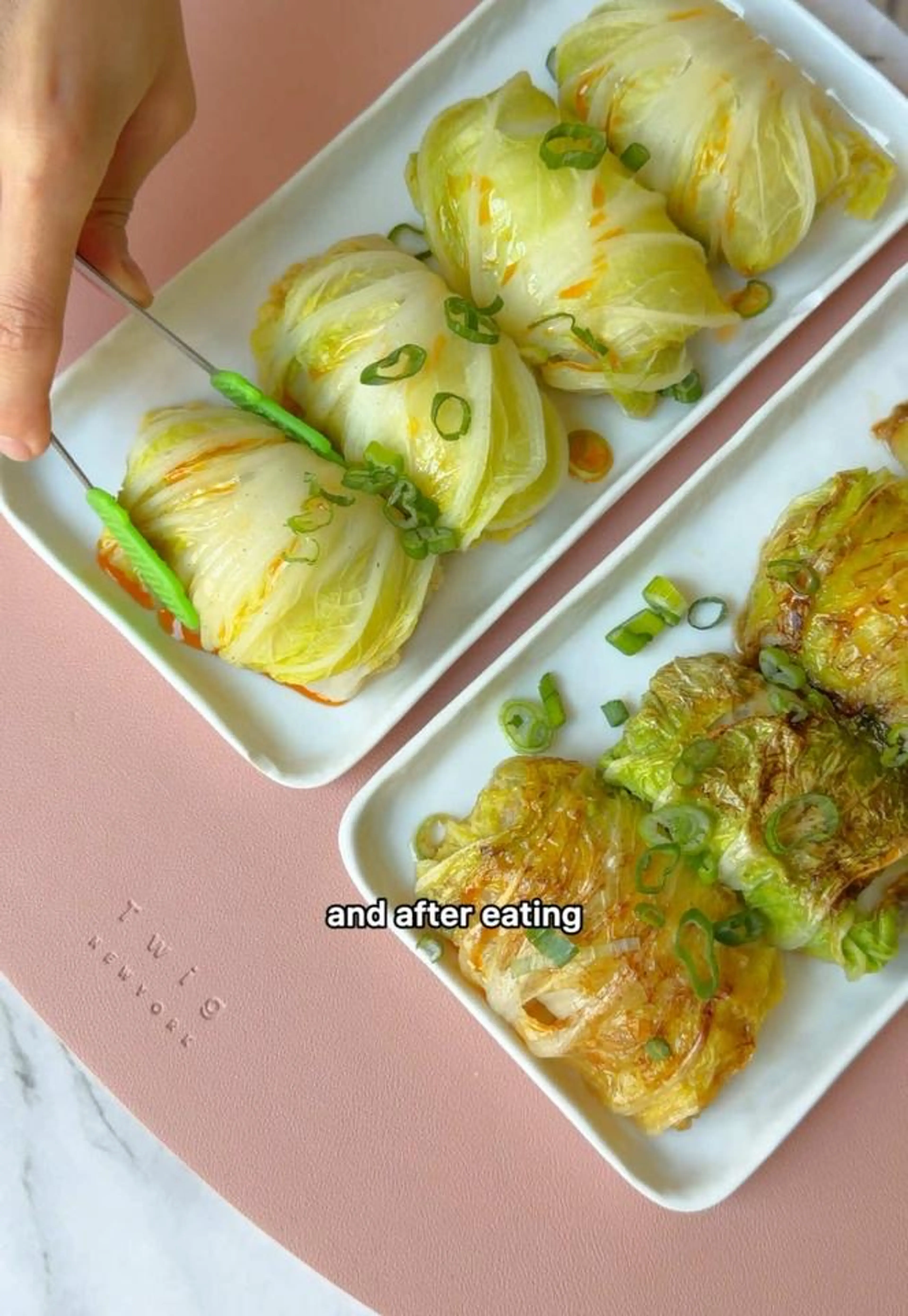 Cabbage “dumplings”