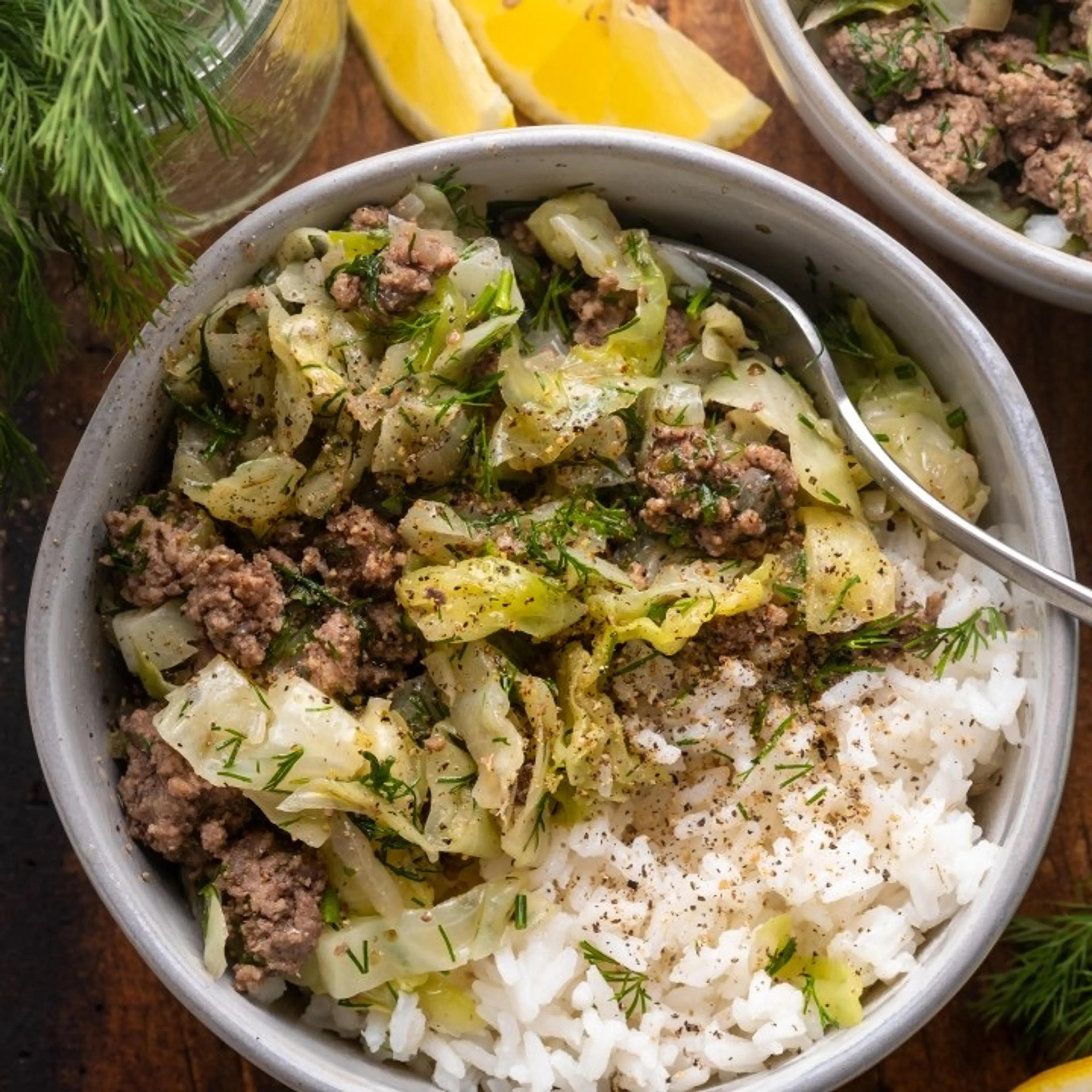 Greek Cabbage Roll Bowls