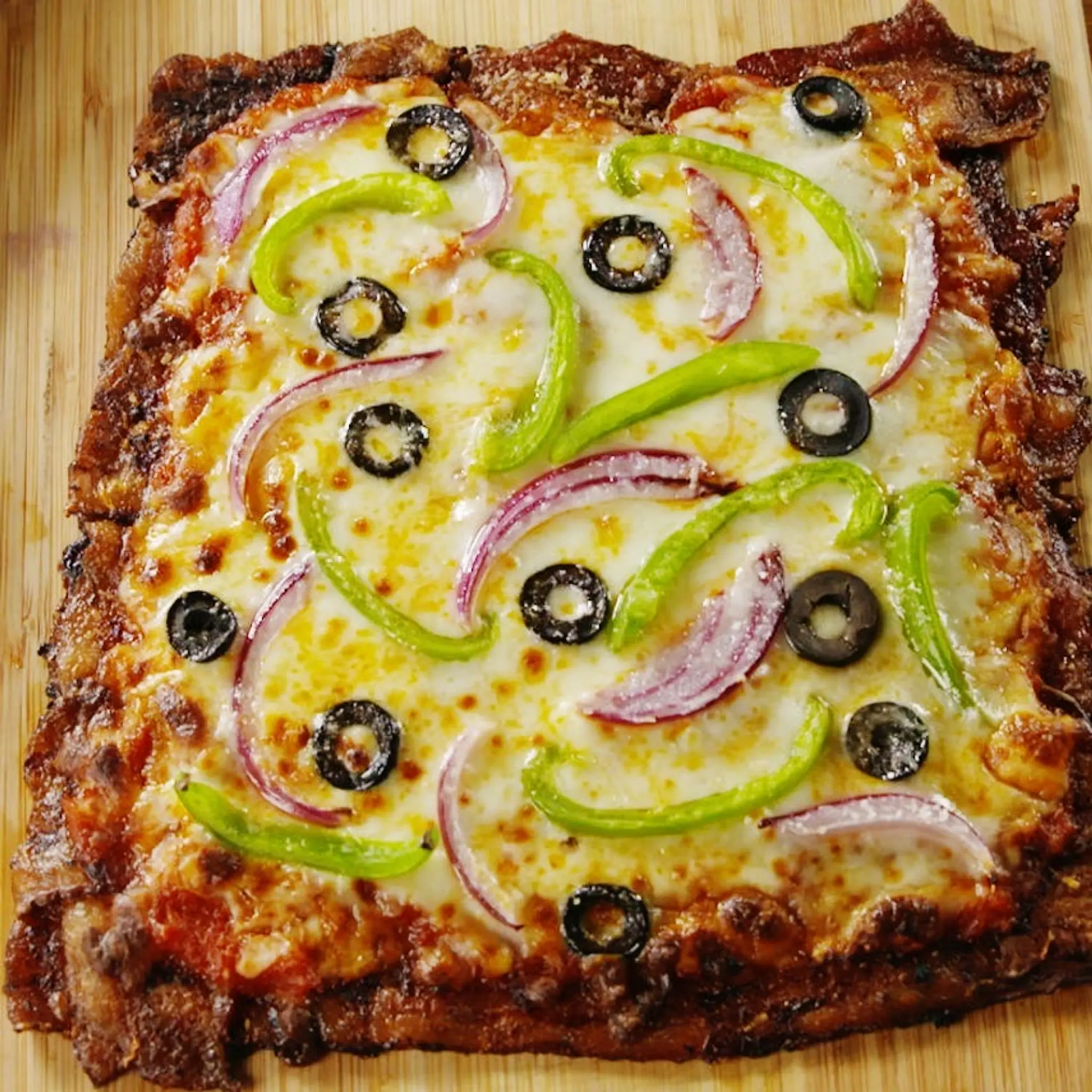 Bacon Weave Pizza