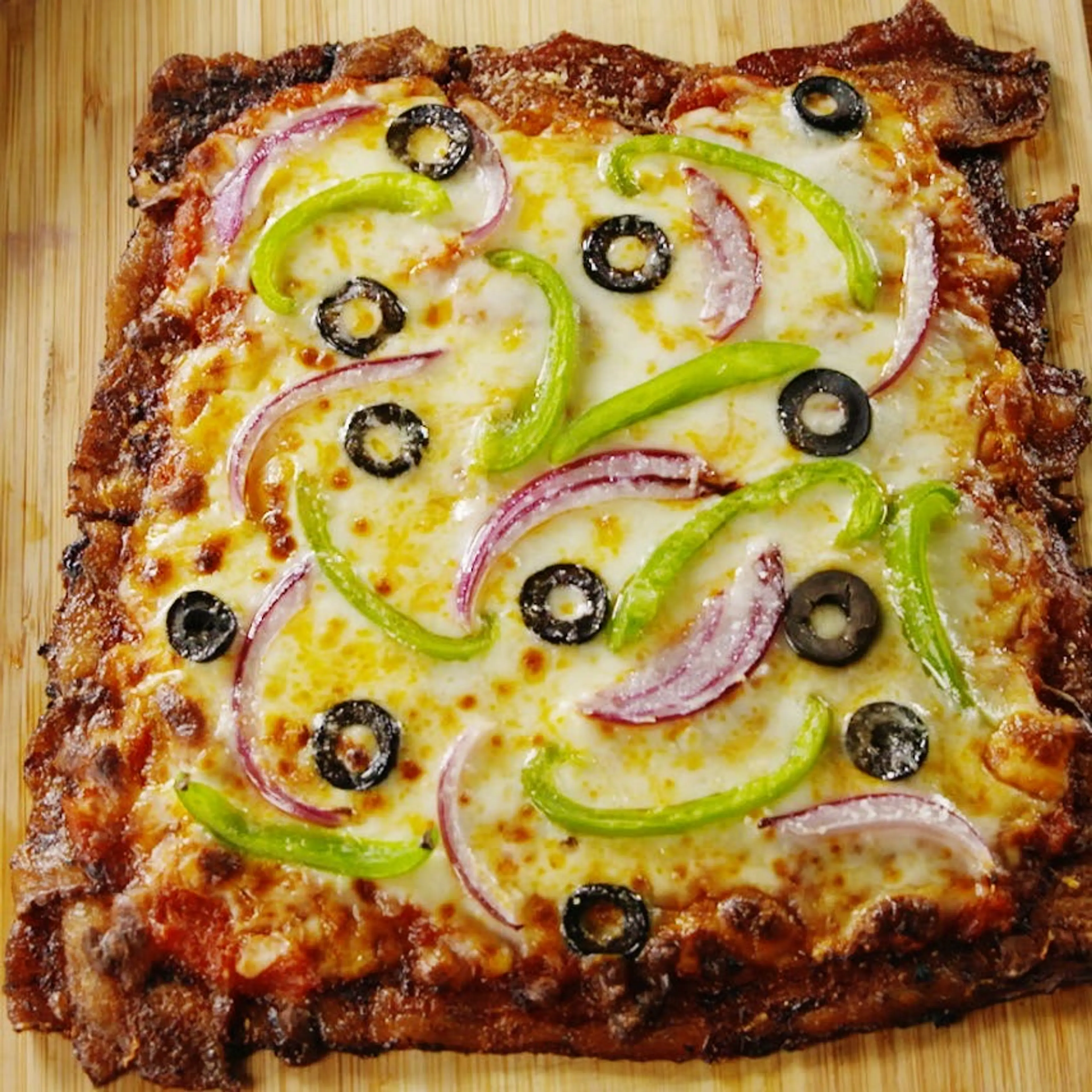 Bacon Weave Pizza
